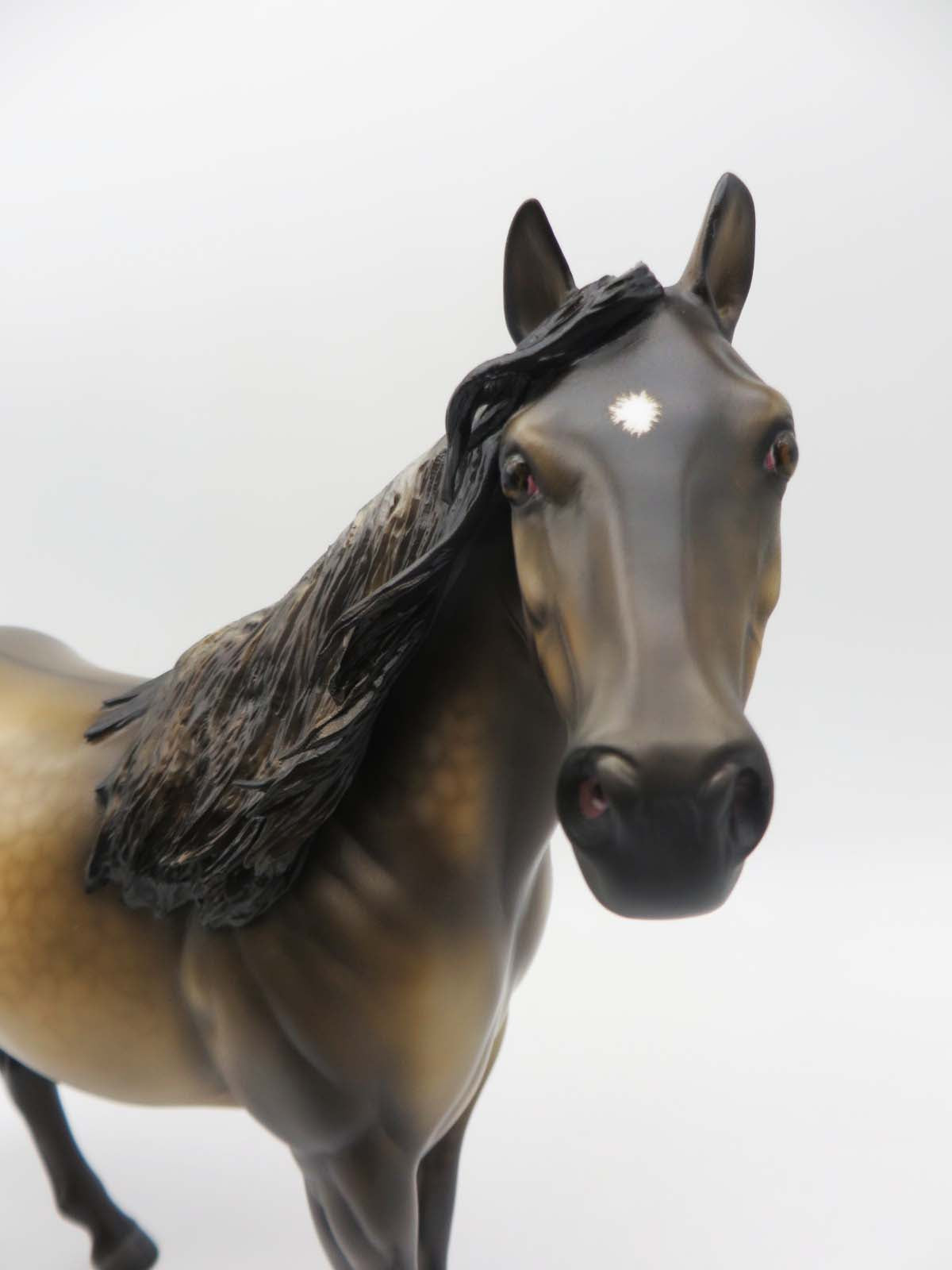 Peace Offering OOAK Grulla Ideal Stock Horse By Carrie Keller SHCF23 Best Offer