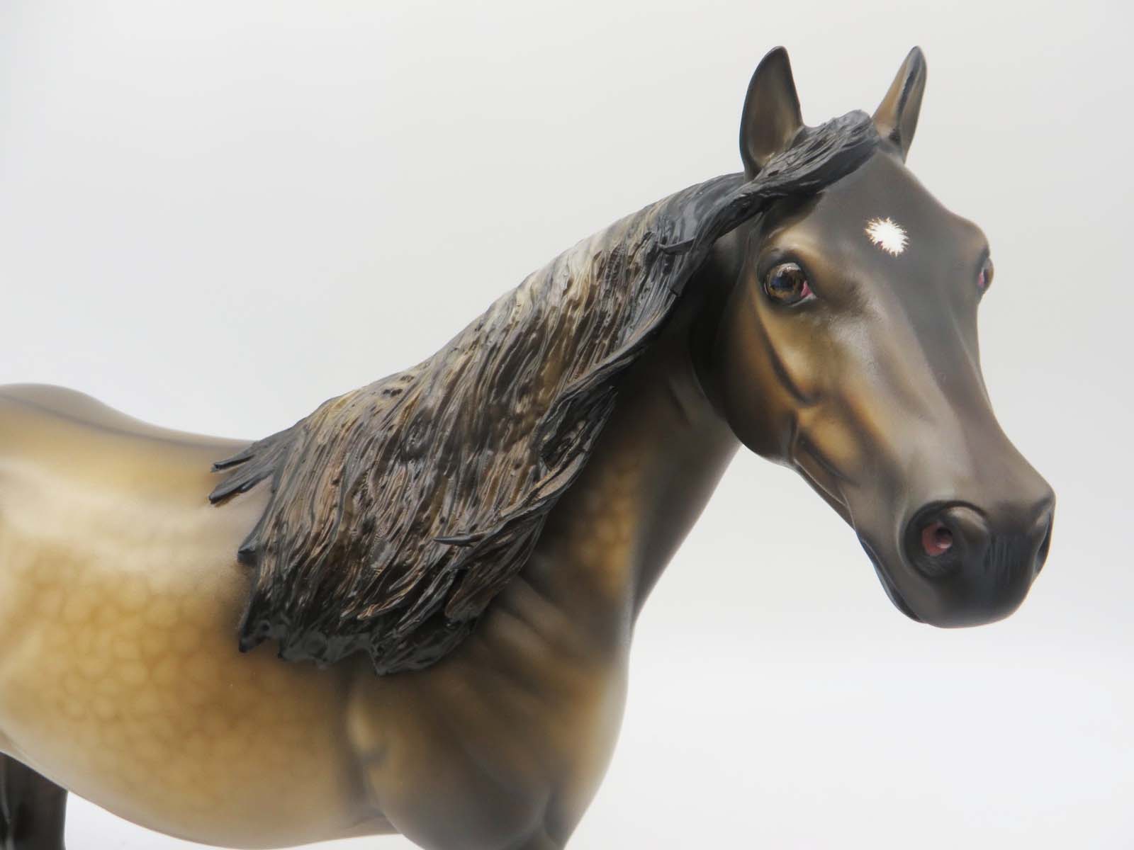 Peace Offering OOAK Grulla Ideal Stock Horse By Carrie Keller SHCF23 Best Offer