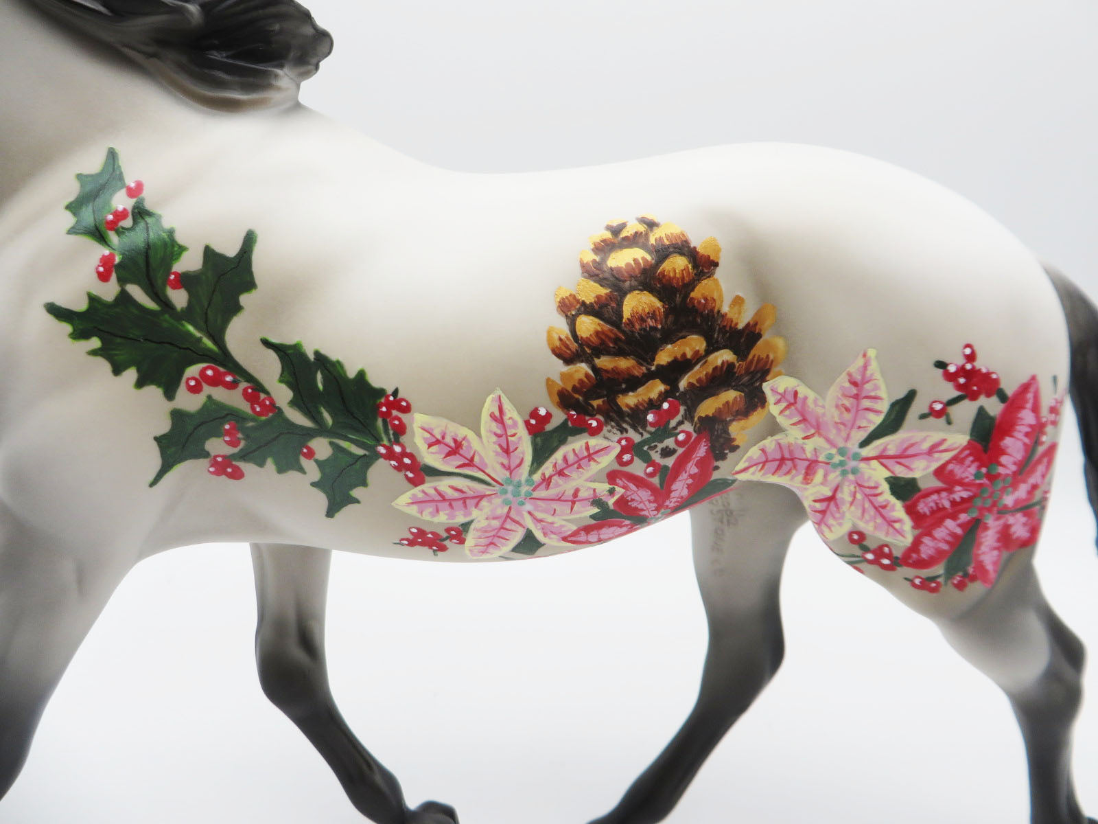 Peaceful Poinsettia - OOAK - Decorator Palouse - by Dawn Quick - CT22