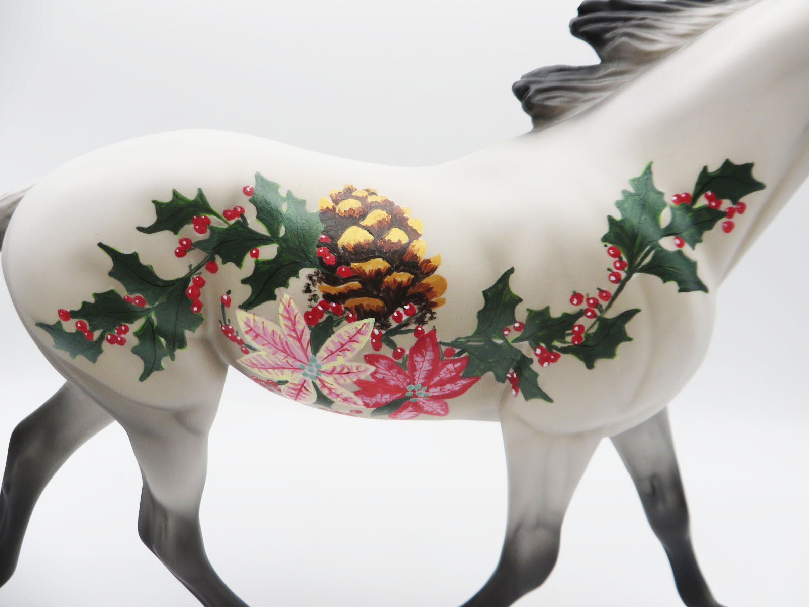 Peaceful Poinsettia - OOAK - Decorator Palouse - by Dawn Quick - CT22