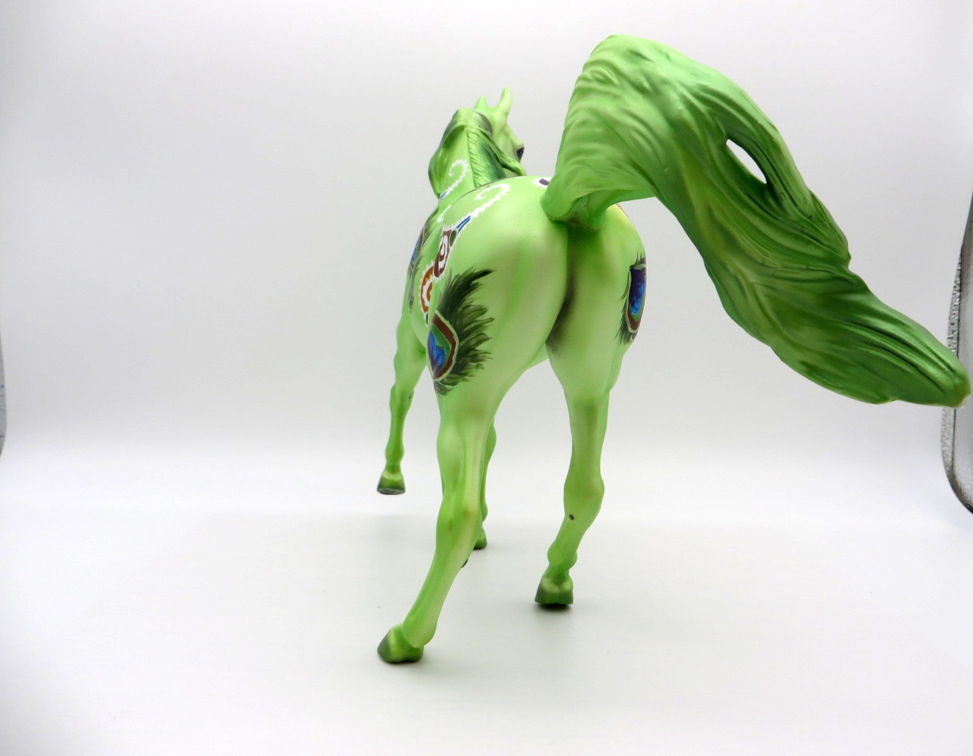 Peacock Paisley-OOAK Deco Arabian Painted By Dawn Quick 6/25/21