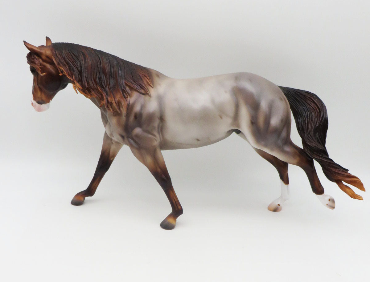 Peart - OOAK - Liver Chestnut Roan Remmington By Caroline Boydston BEST OFFER 11/07/22