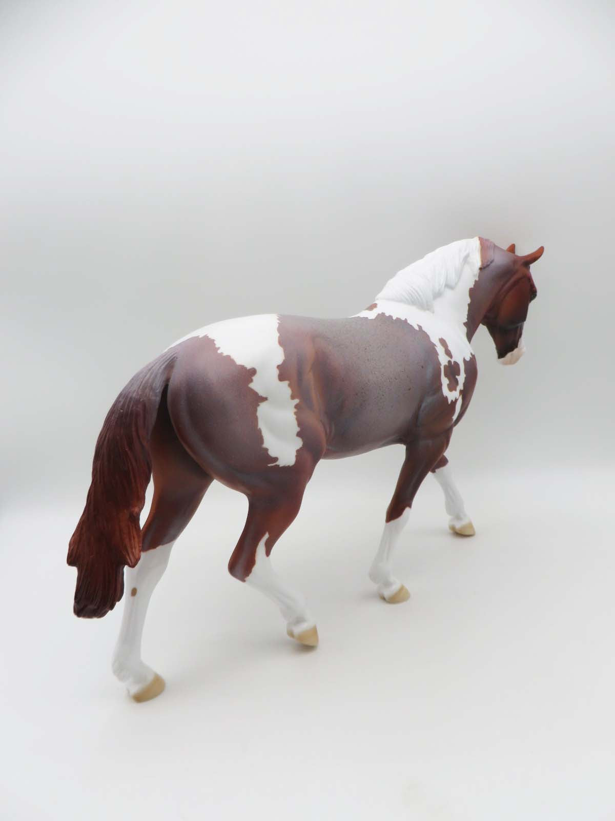 Peck Of Trouble - OOAK - Red Roan Tobiano Irish Draft By Dawn Quick - SHCF23