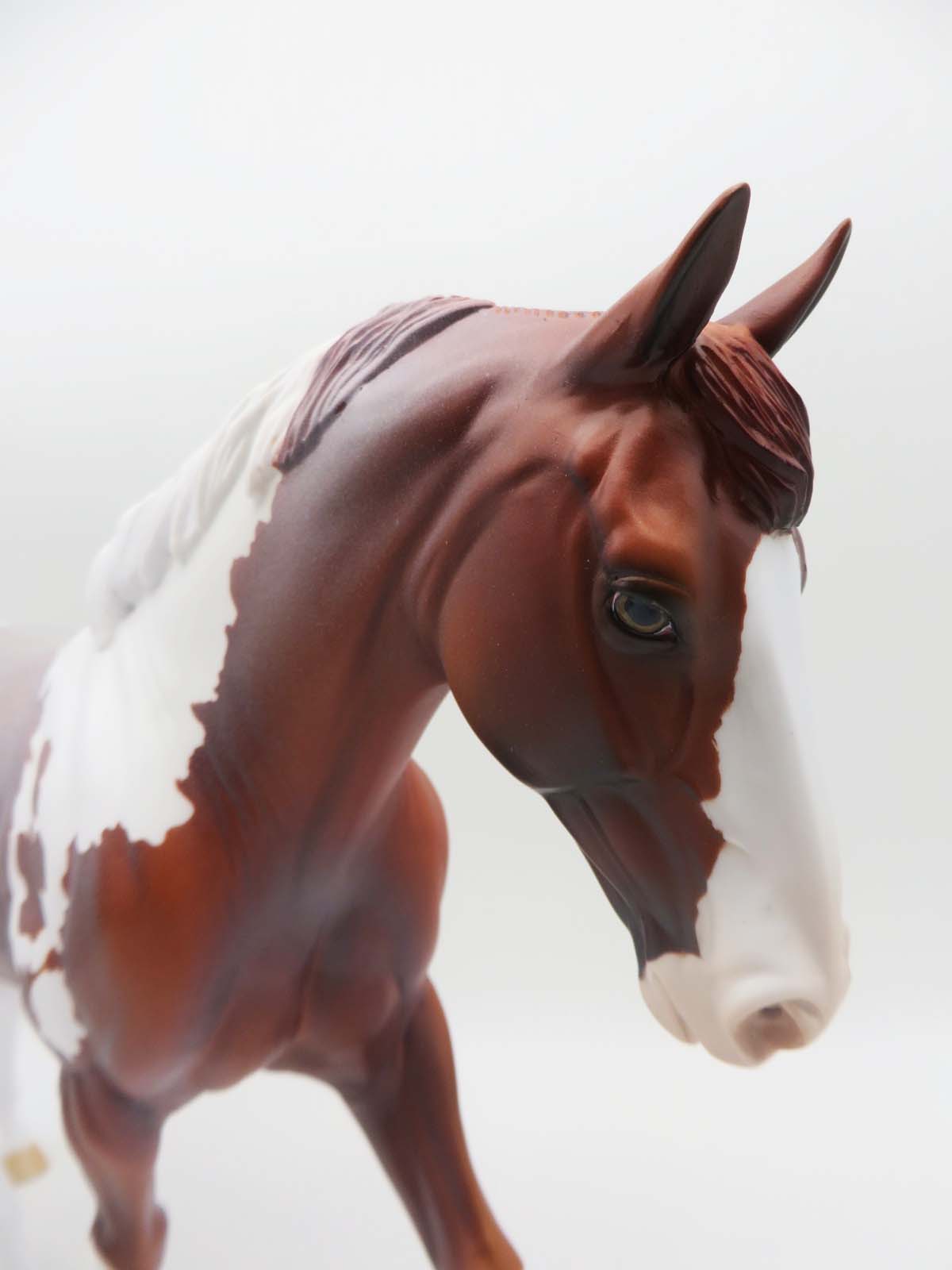 Peck Of Trouble - OOAK - Red Roan Tobiano Irish Draft By Dawn Quick - SHCF23