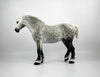 Penelope-Star Dapple Grey  Heavy Draft Mare Painted By Sheryl Leisure 1/21