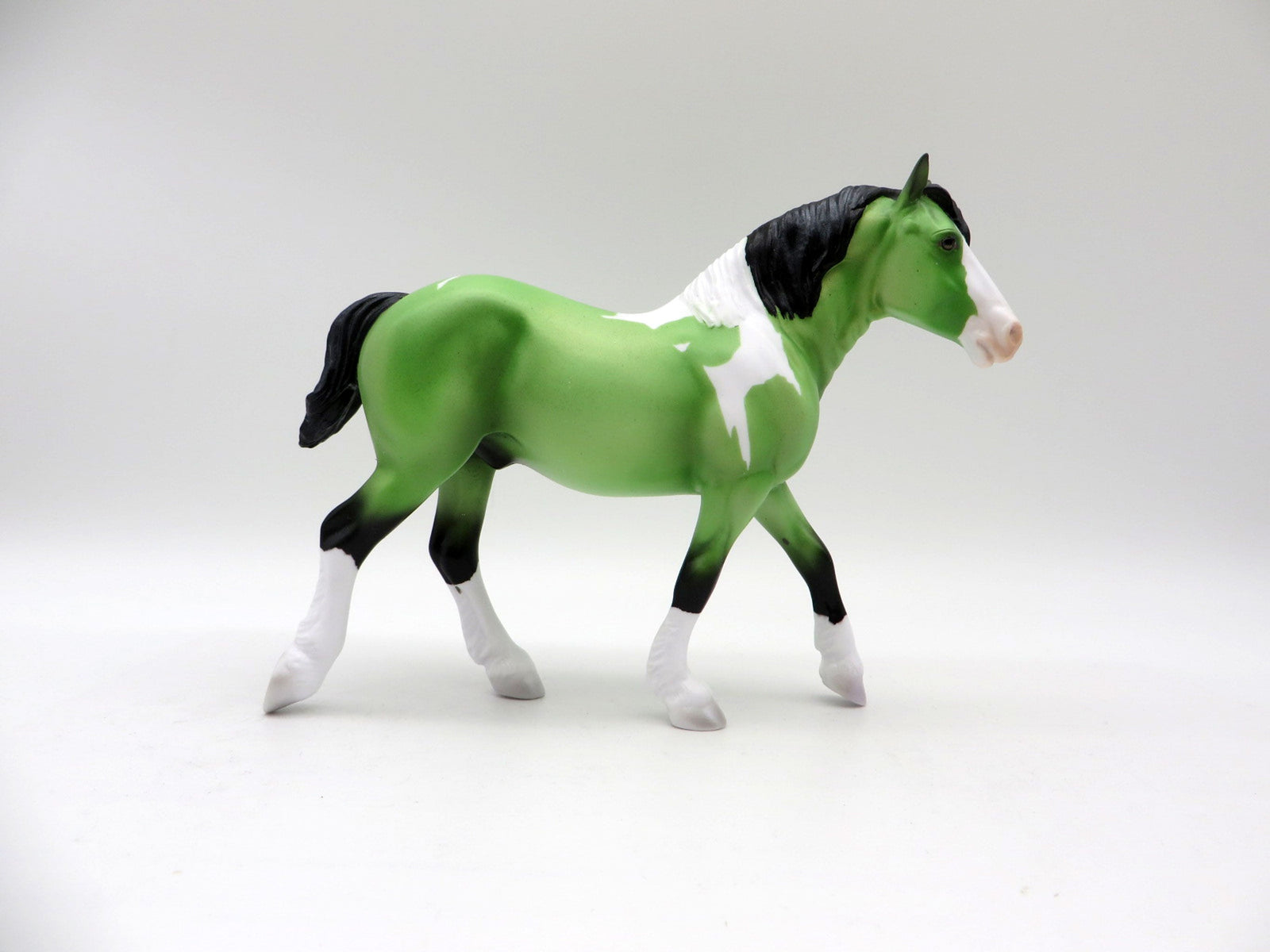 Peppermint Andy-OOAK Pebbles Trotting Drafter Painted By Ellen Robbins  5/28/21