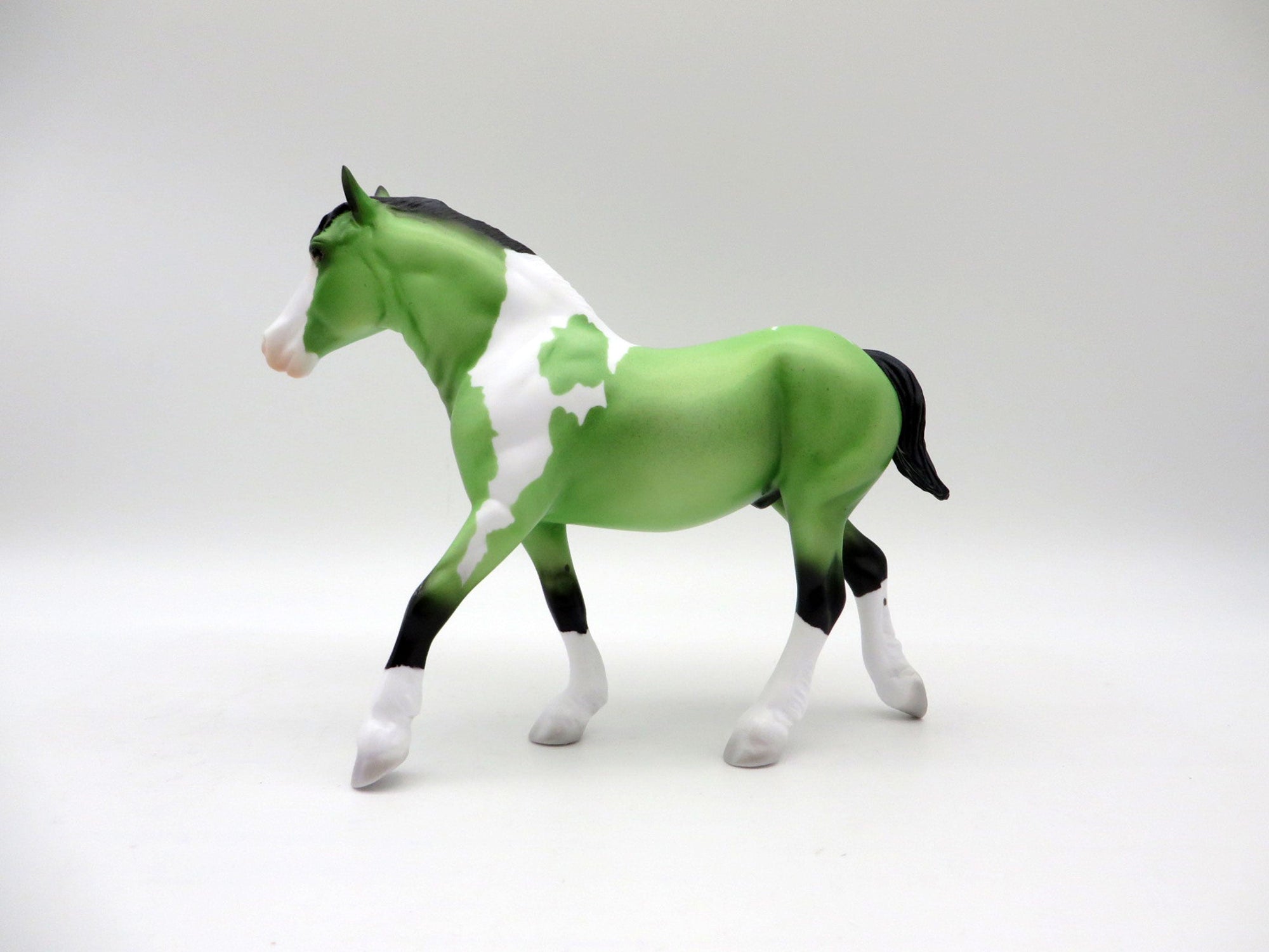 Peppermint Andy-OOAK Pebbles Trotting Drafter Painted By Ellen Robbins  5/28/21