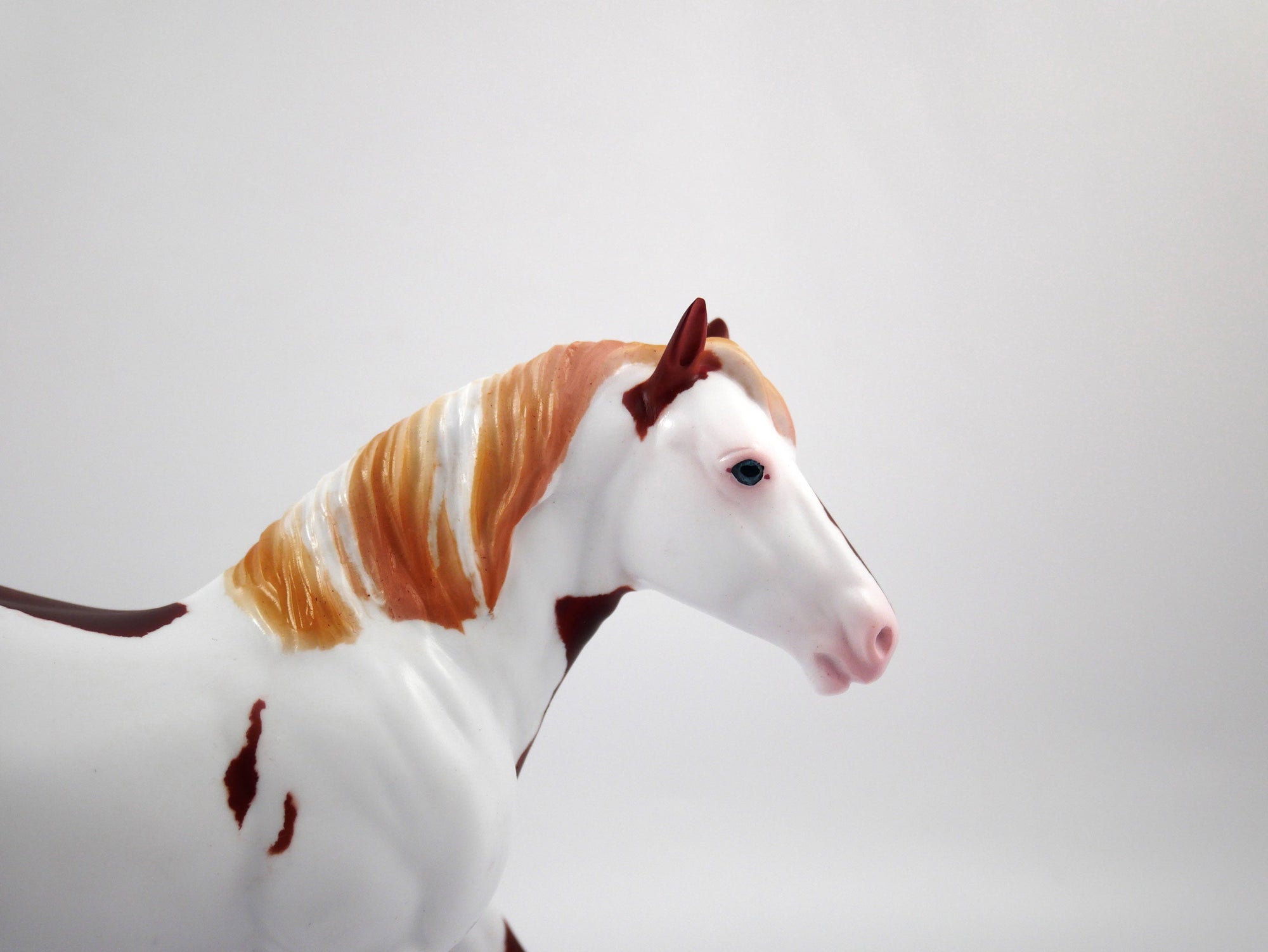 Peyton-OOAK Chestnut Pinto Trotting Draft Pebbles SB21