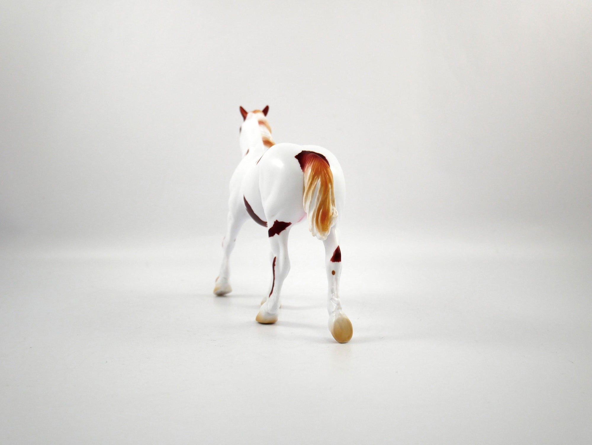 Peyton-OOAK Chestnut Pinto Trotting Draft Pebbles SB21