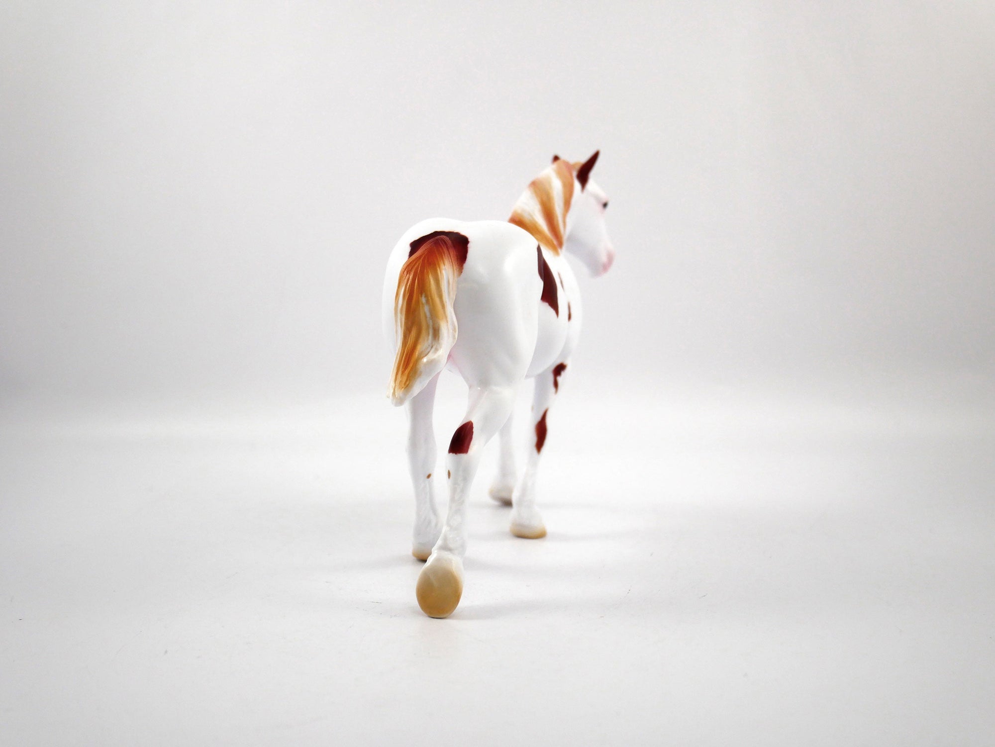 Peyton-OOAK Chestnut Pinto Trotting Draft Pebbles SB21