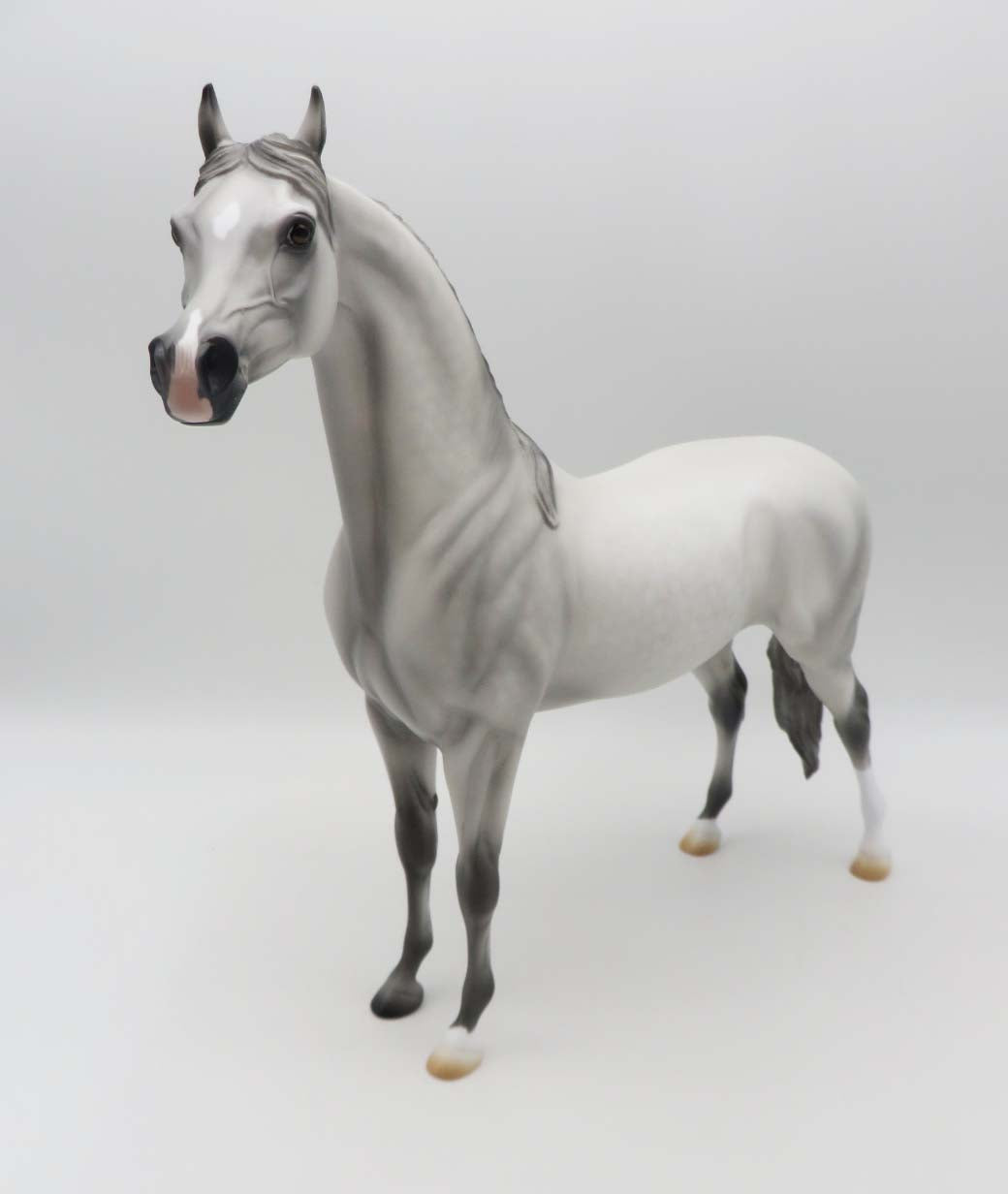 Phantom Pain- OOAK - Dappled Light Grey Arabian By Ashley Palmer - SHCF23