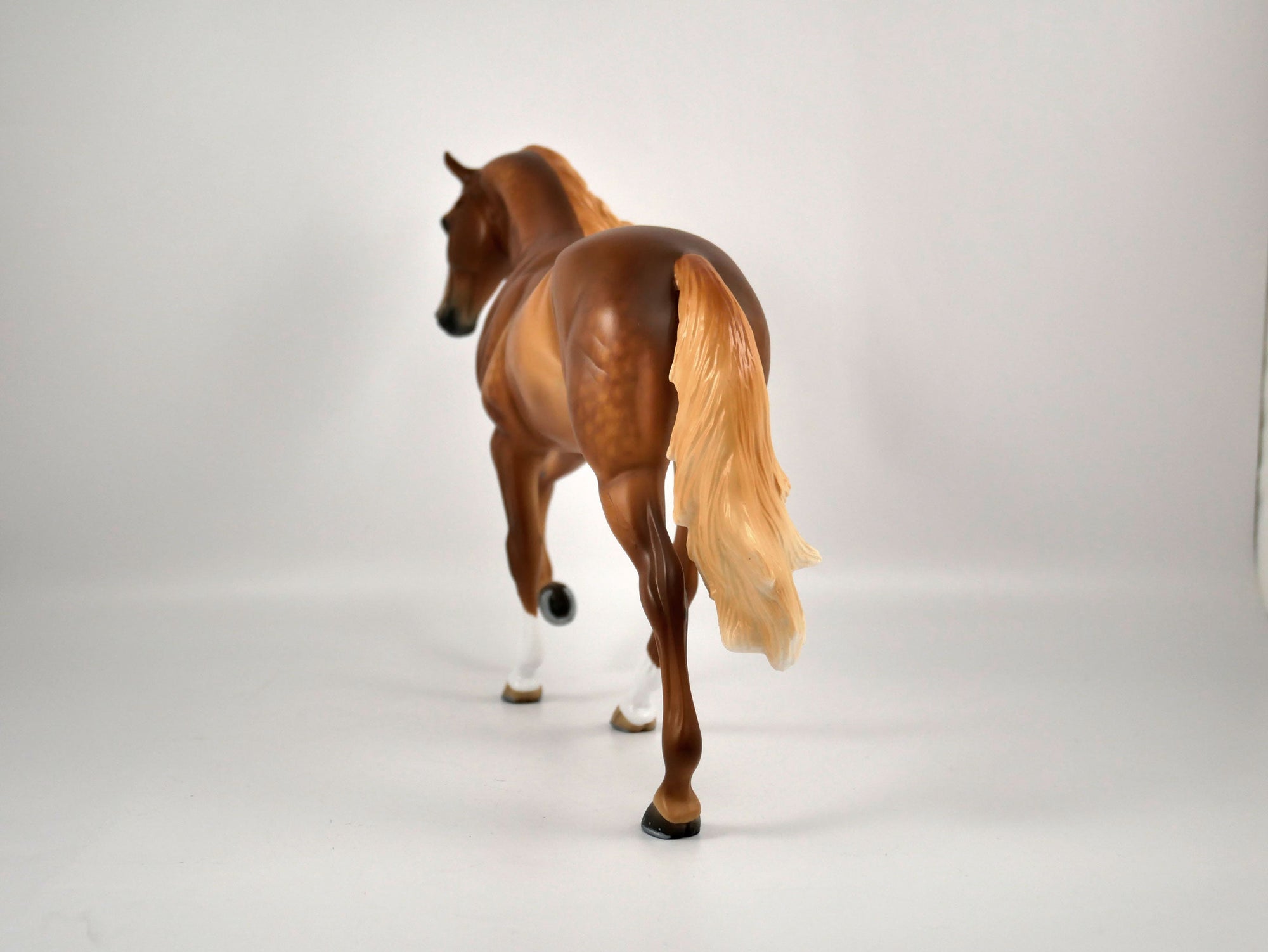 Phineas-OOAK Dapple Chestnut Tennessee Walker Painted By Sheryl Leisure  1/8/21