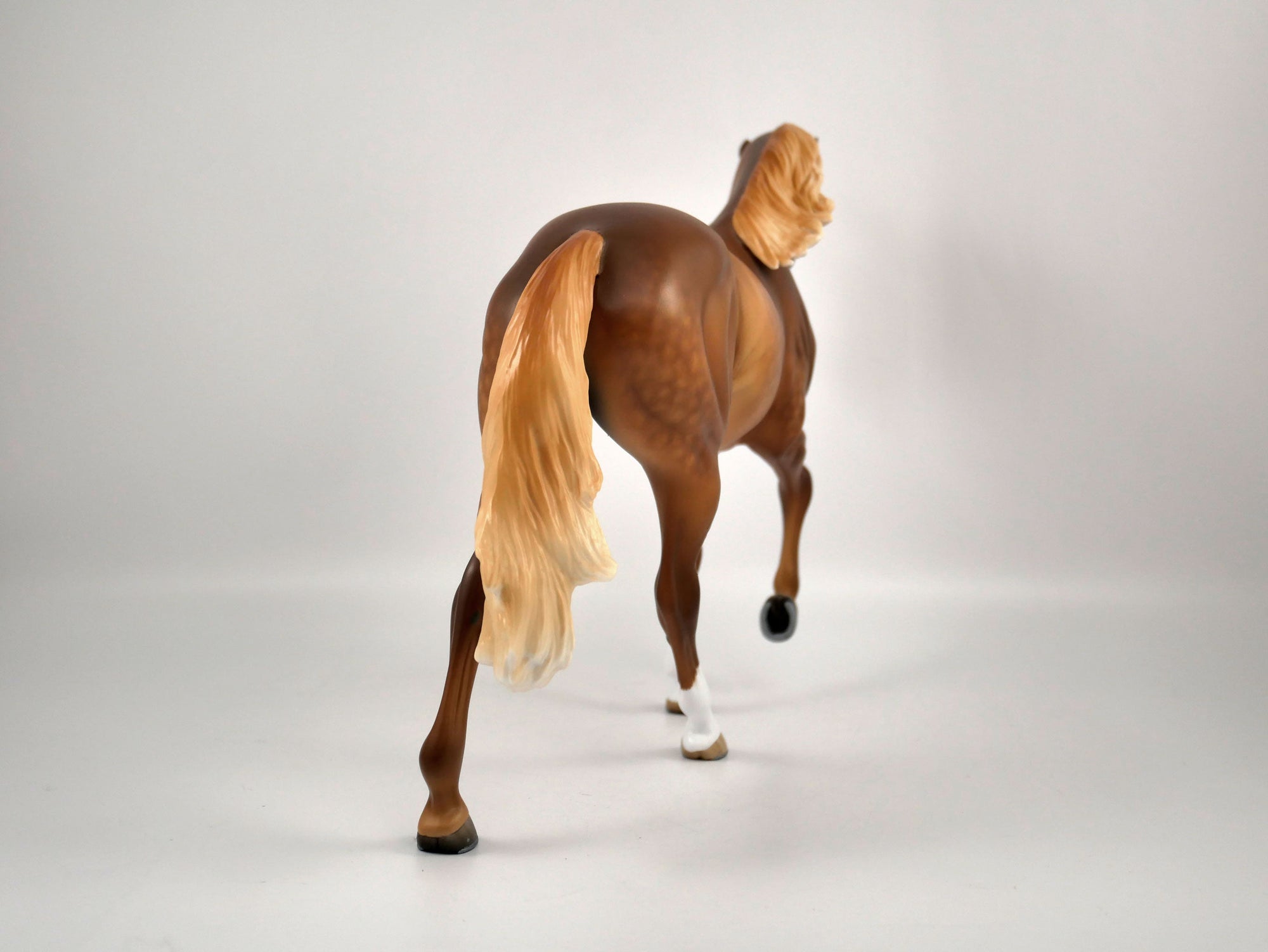Phineas-OOAK Dapple Chestnut Tennessee Walker Painted By Sheryl Leisure  1/8/21