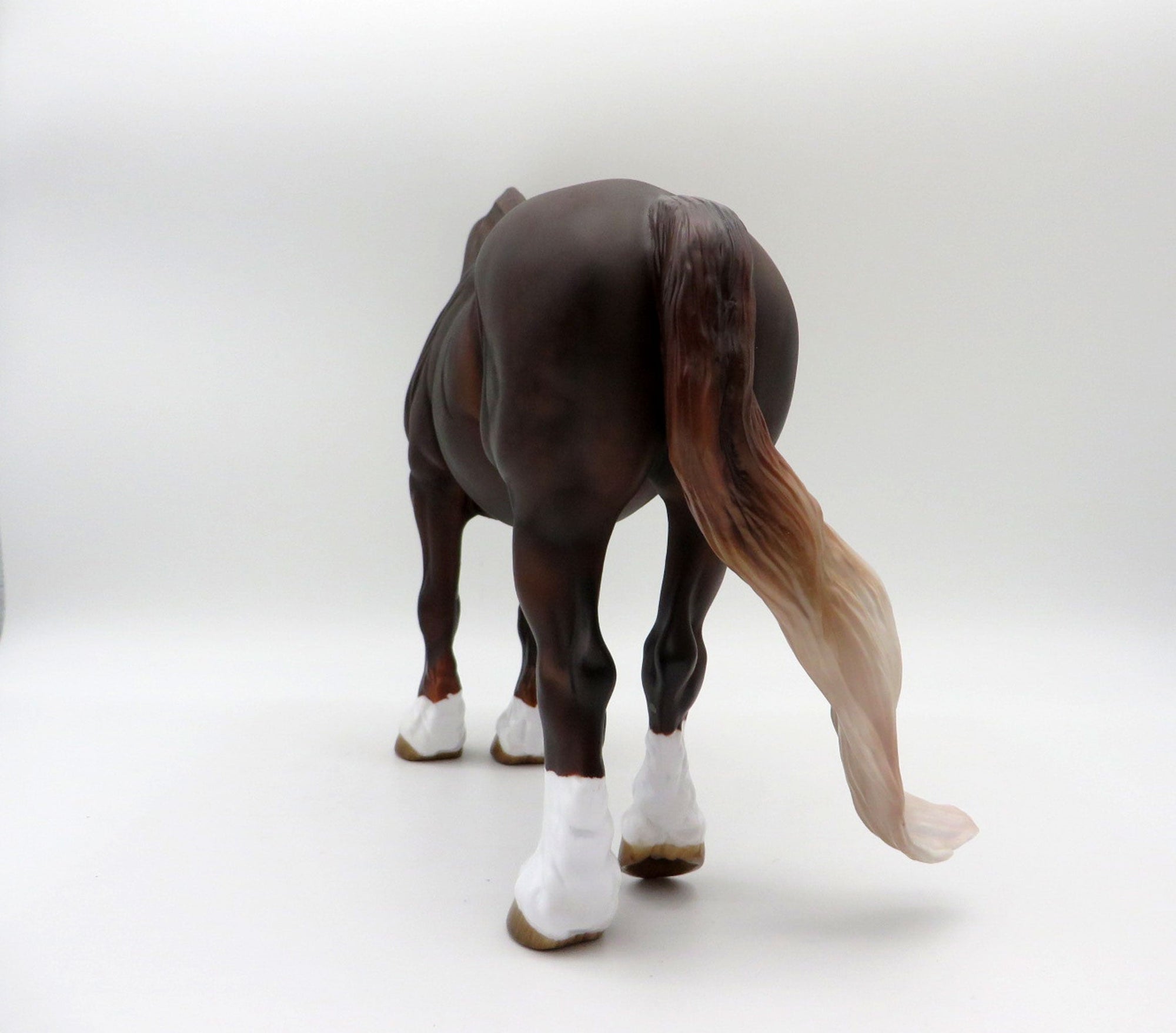 Phoenix-OOAK Chestnut Heavy Draft Mare Painted By Audrey Dixon 6/7/21