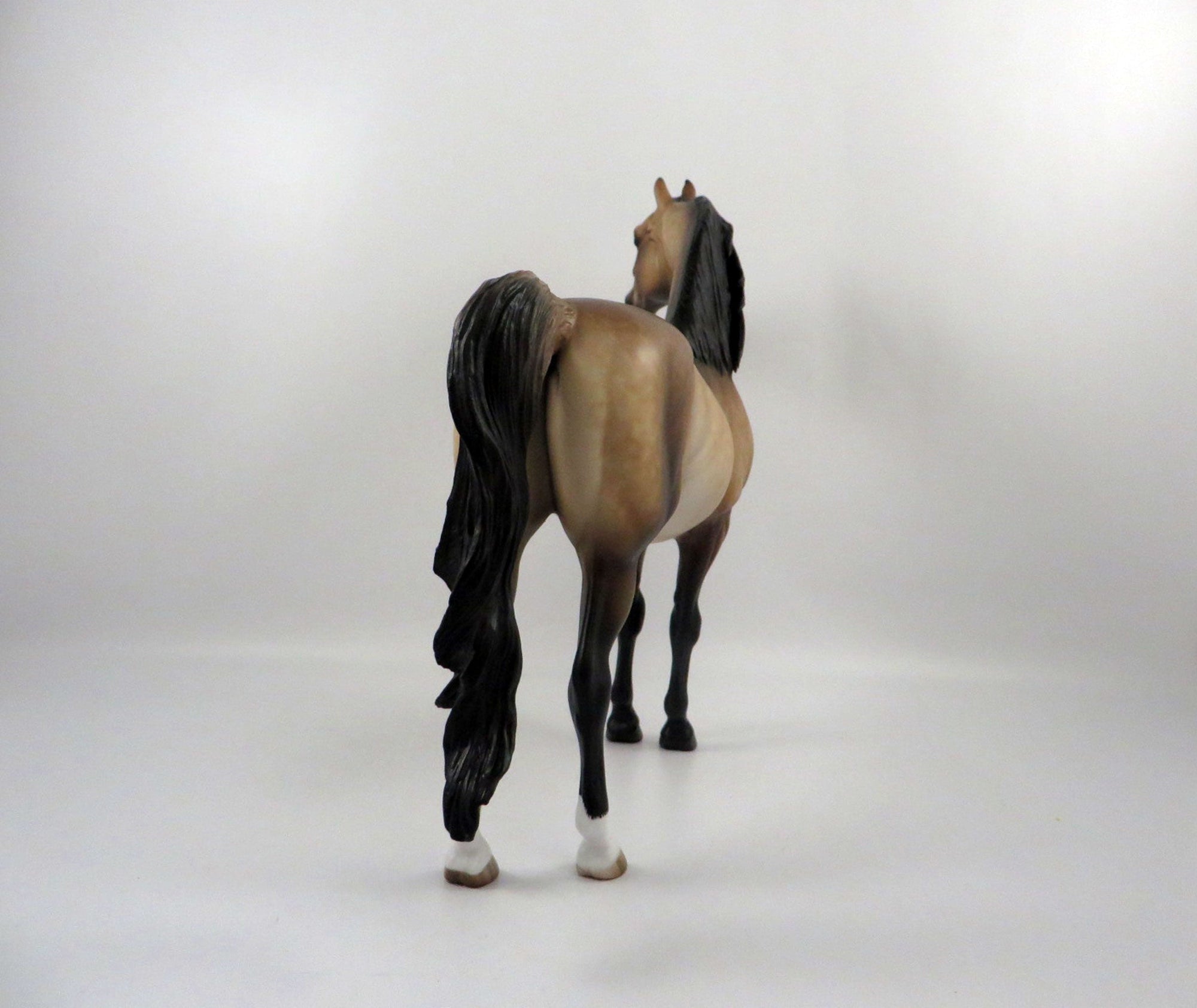 Phylange-OOAK Dapple Buckskin Morgan Painted by Sheryl Leisure 3/5/21