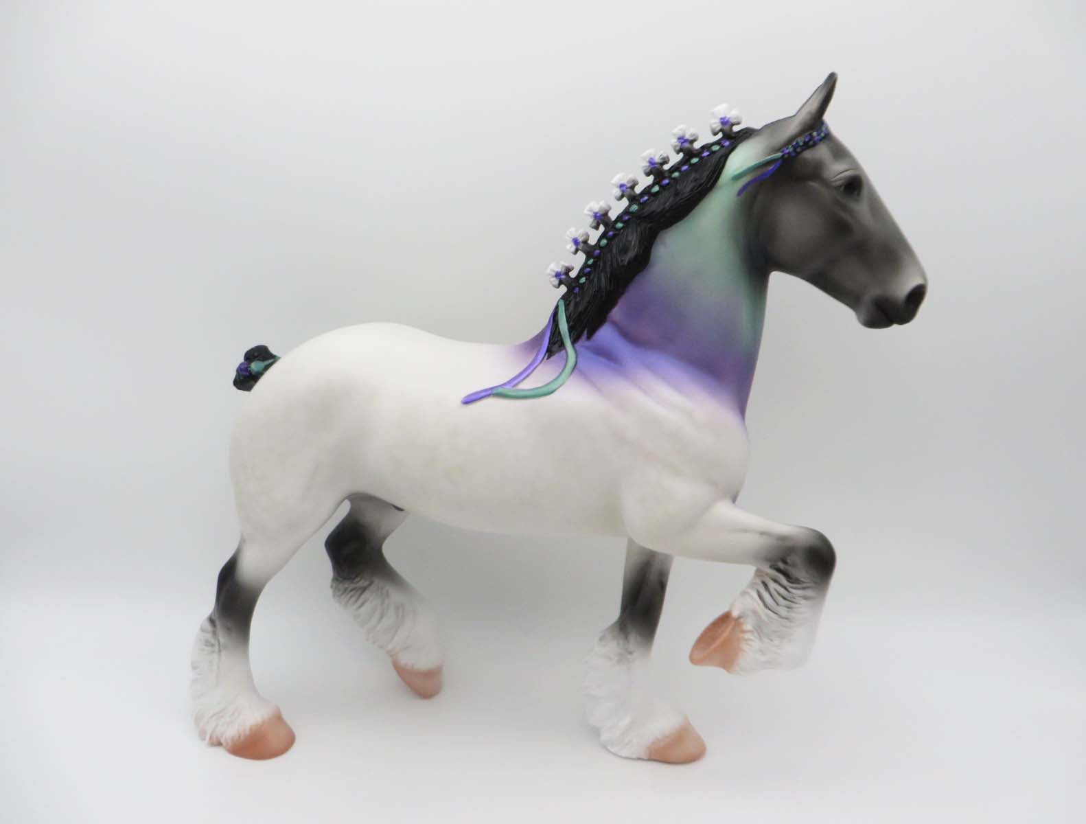 Pidge - OOAK - Decorator Pidgeon Inspired Trotting Drafter by Angela Marleau - P&amp;C 23