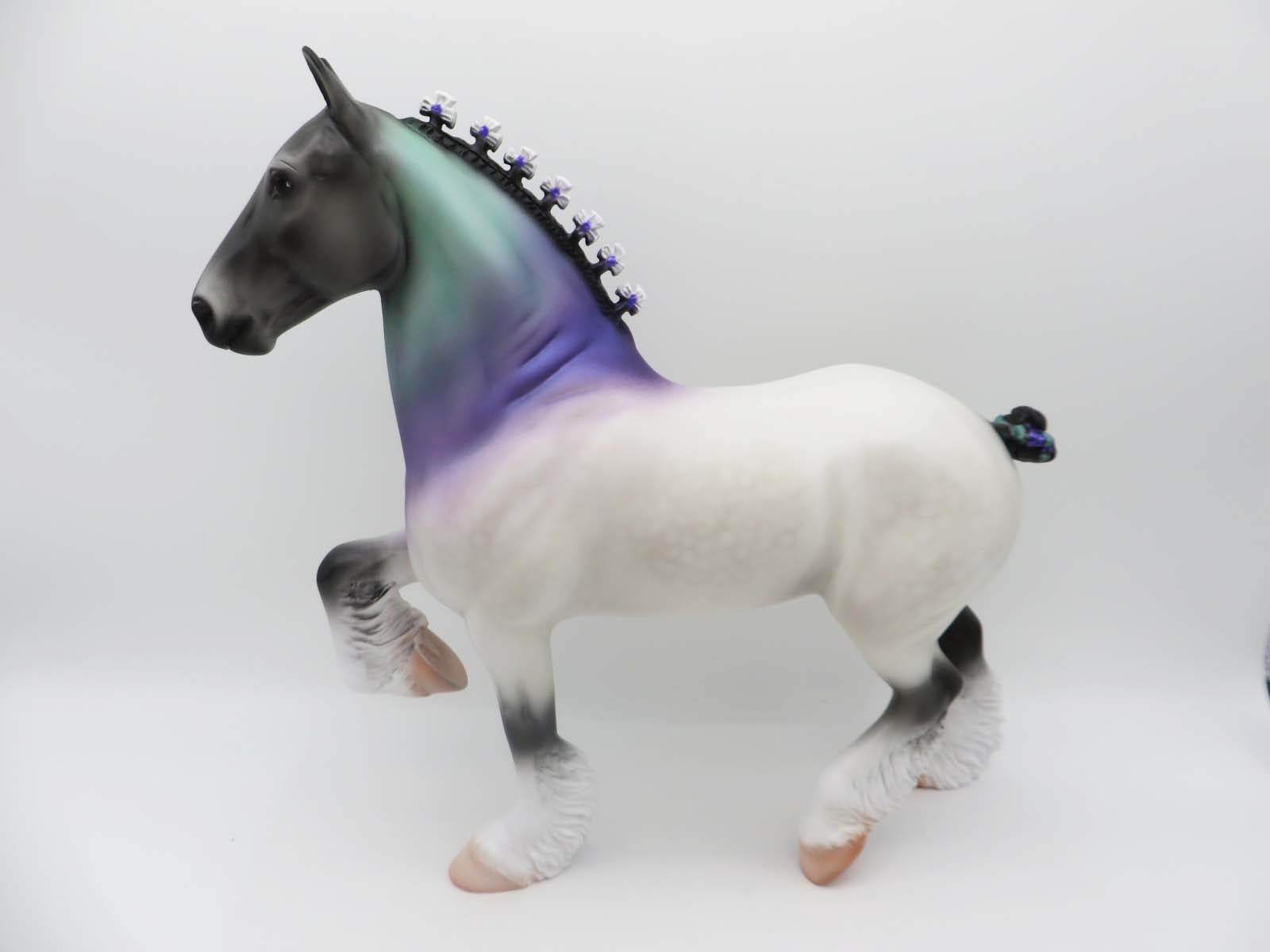 Pidge - OOAK - Decorator Pidgeon Inspired Trotting Drafter by Angela Marleau - P&amp;C 23