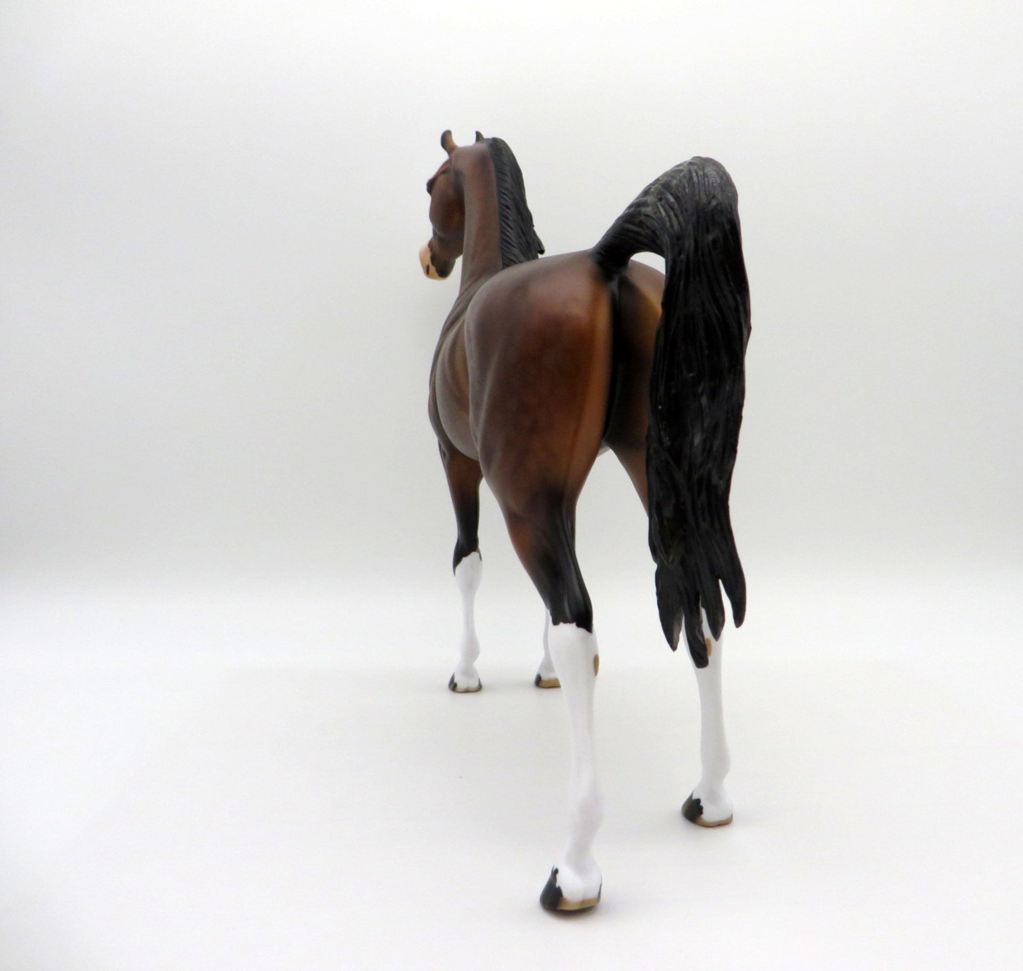 Pierre-OOAK Dapple Bay Arabian  Equilocity 2021 Painted by Audrey Dixon