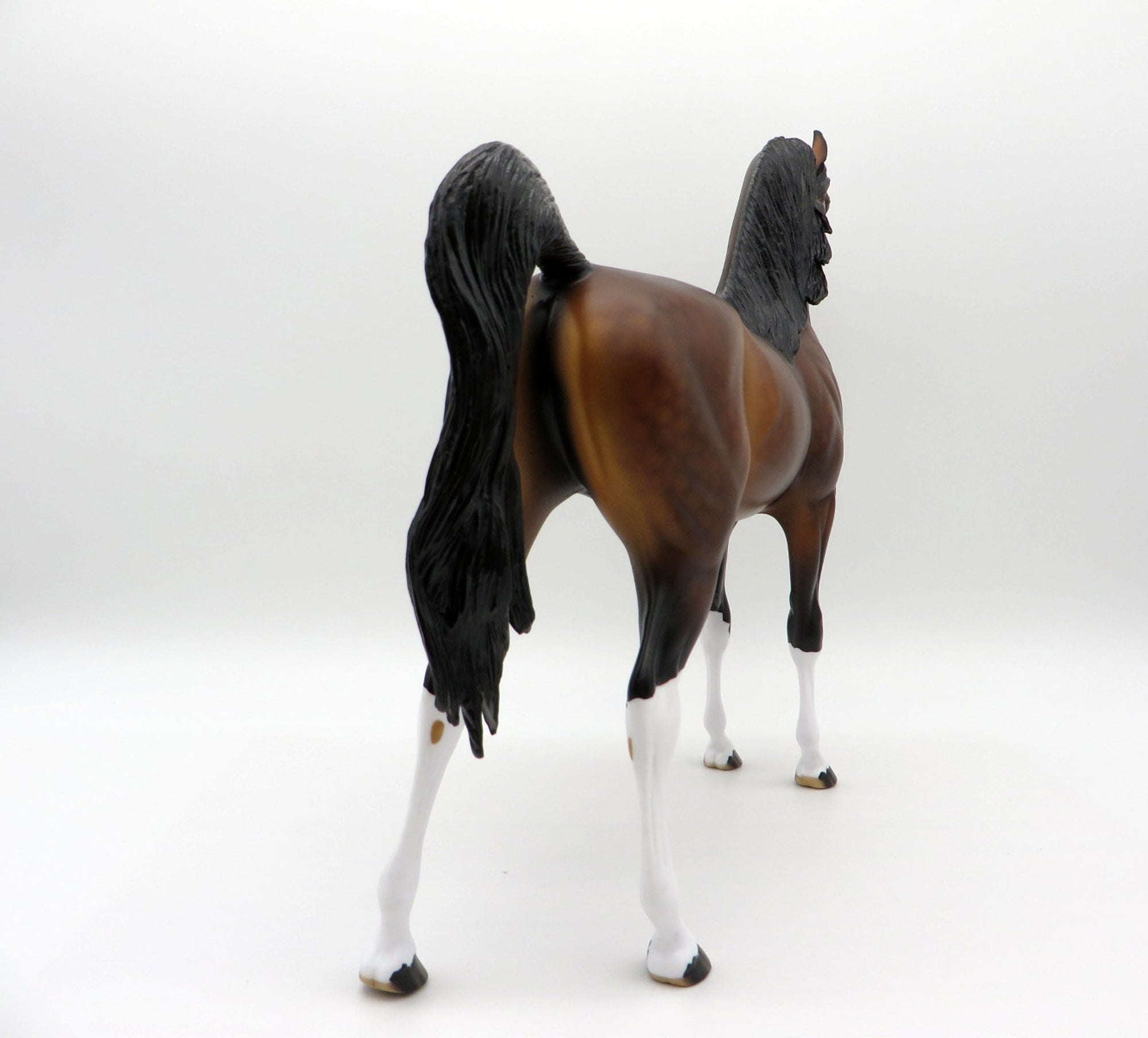 Pierre-OOAK Dapple Bay Arabian  Equilocity 2021 Painted by Audrey Dixon