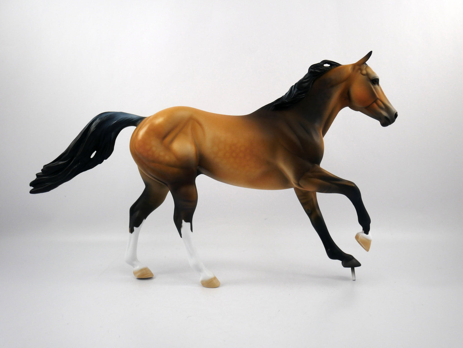 Pigskin-OOAK Buckskin Running Quarter Horse SB 21