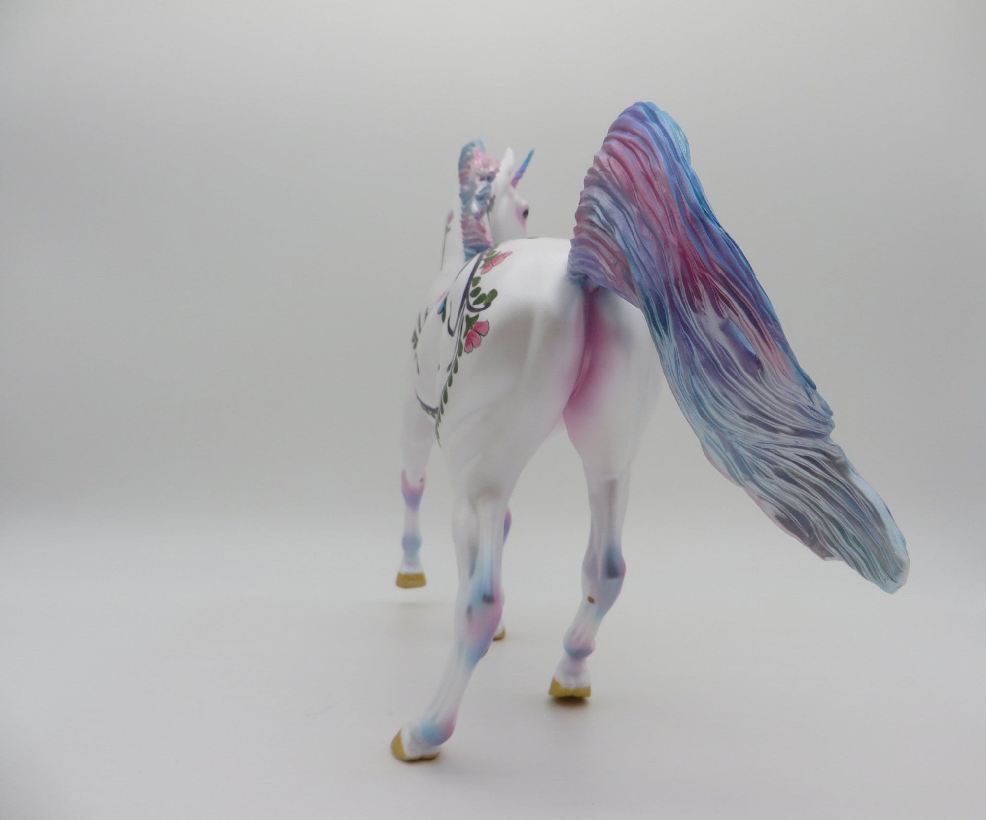 Pink Mandevilla | Floral Unicorn Arabian Deco by Dawn Quick | 6/30/21