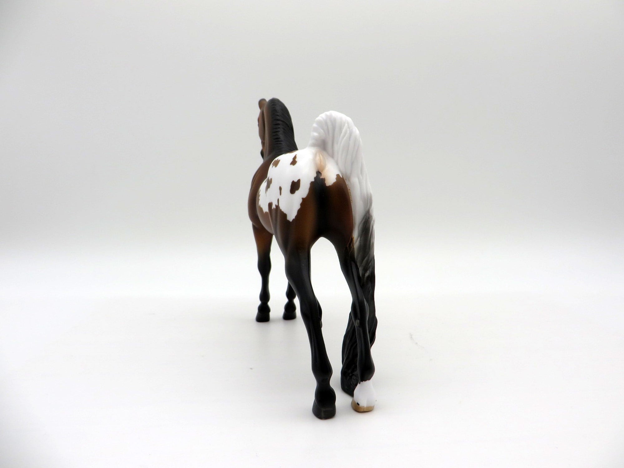 Plath-OOAK Bay Appaloosa Saddlebred Pebbles  Painted By Ellen Robbins EQ21