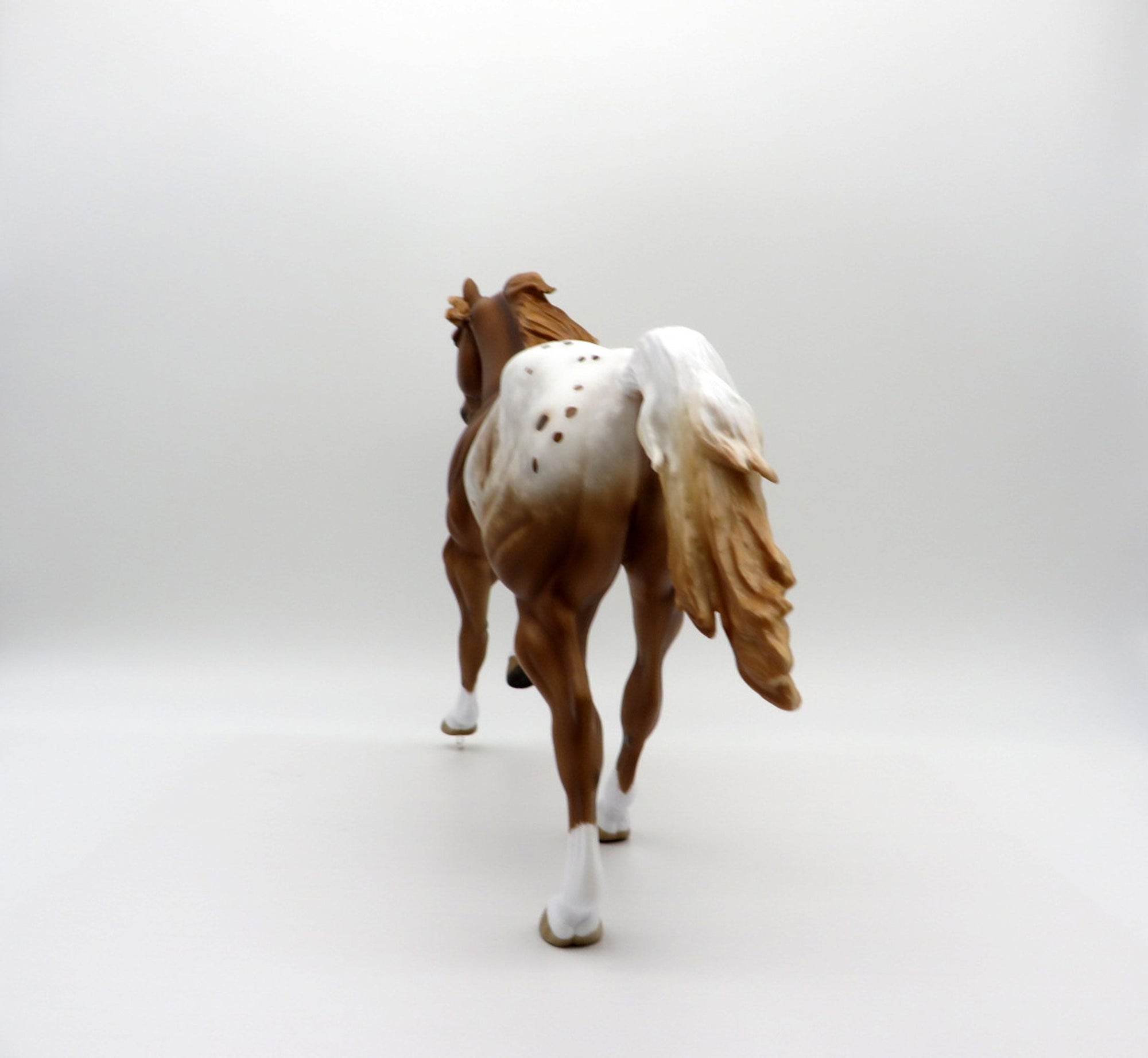 Plers-OOAK Chestnut Appaloosa Running Stock Horse 5/17/21