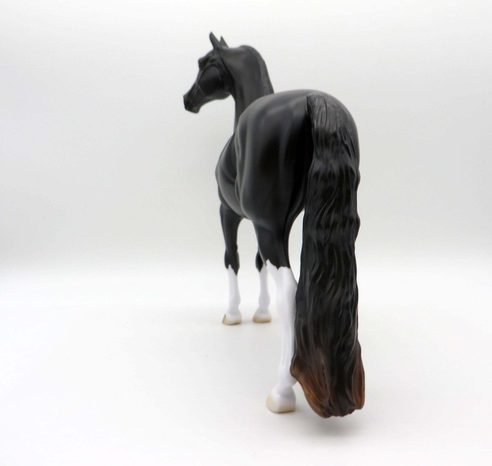 Poe-OOAK Black  Pinto Morgan Painted By Ellen Robbins EQ 2021