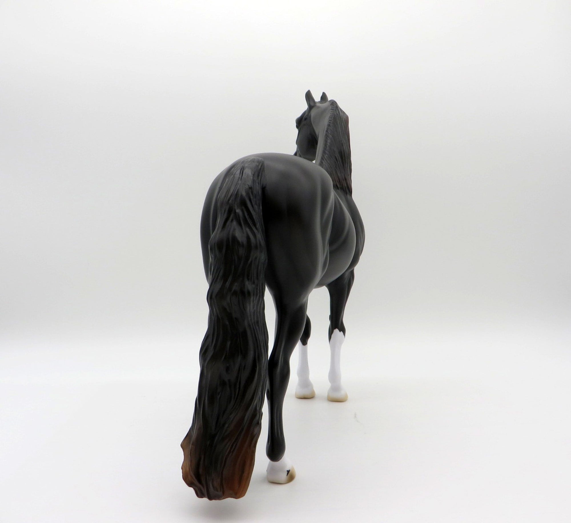 Poe-OOAK Black  Pinto Morgan Painted By Ellen Robbins EQ 2021