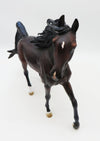 Poinsetta - OOAK - BEST OFFER - Bay Arabian Mare By Jess Hamill - Christmas Tails 2022 - CT22