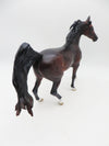 Poinsetta - OOAK - BEST OFFER - Bay Arabian Mare By Jess Hamill - Christmas Tails 2022 - CT22