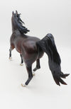 Poinsetta - OOAK - BEST OFFER - Bay Arabian Mare By Jess Hamill - Christmas Tails 2022 - CT22