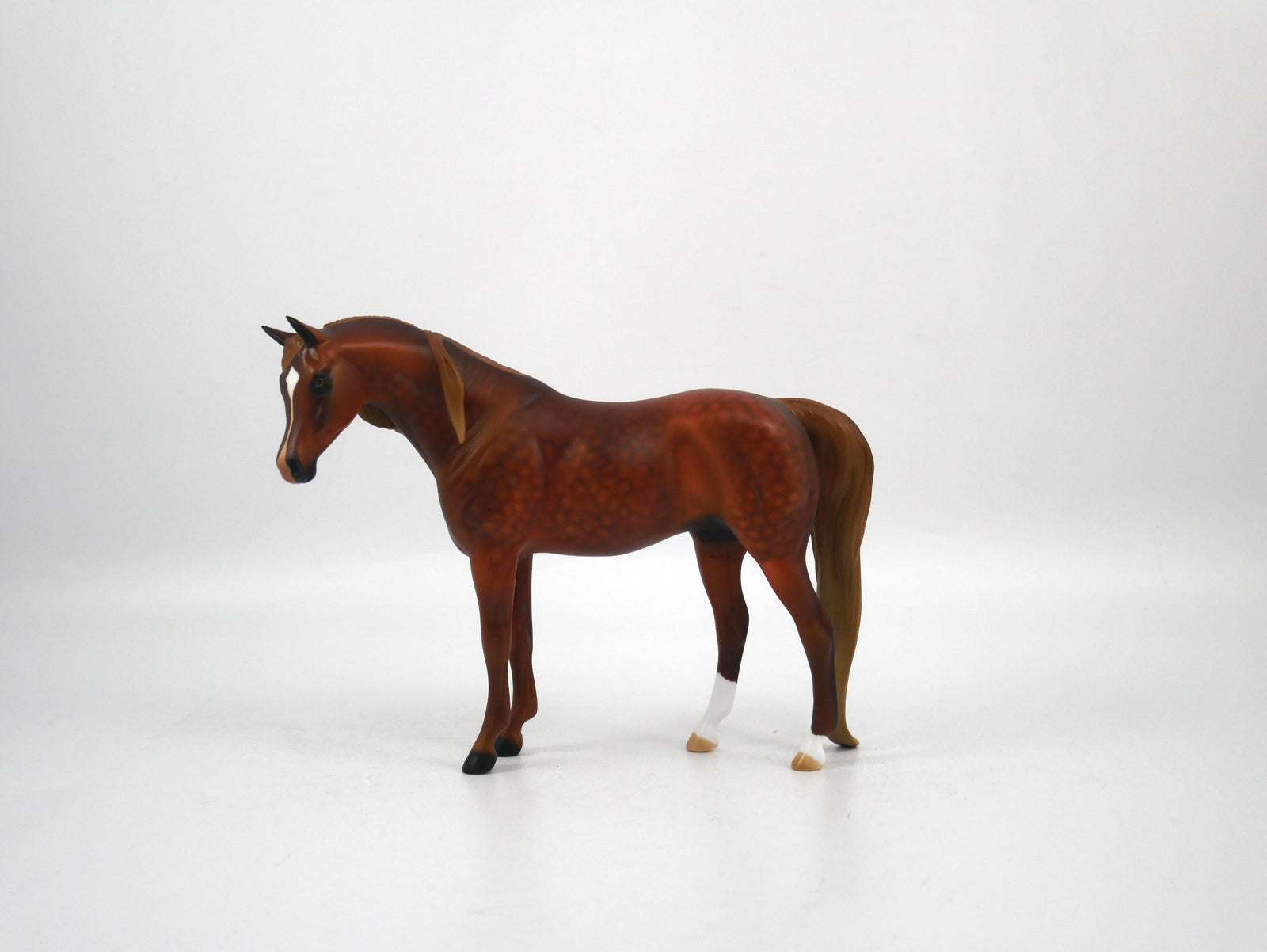 POM POM-OOAK Dapple Chestnut Arabian Pebbles  SB21