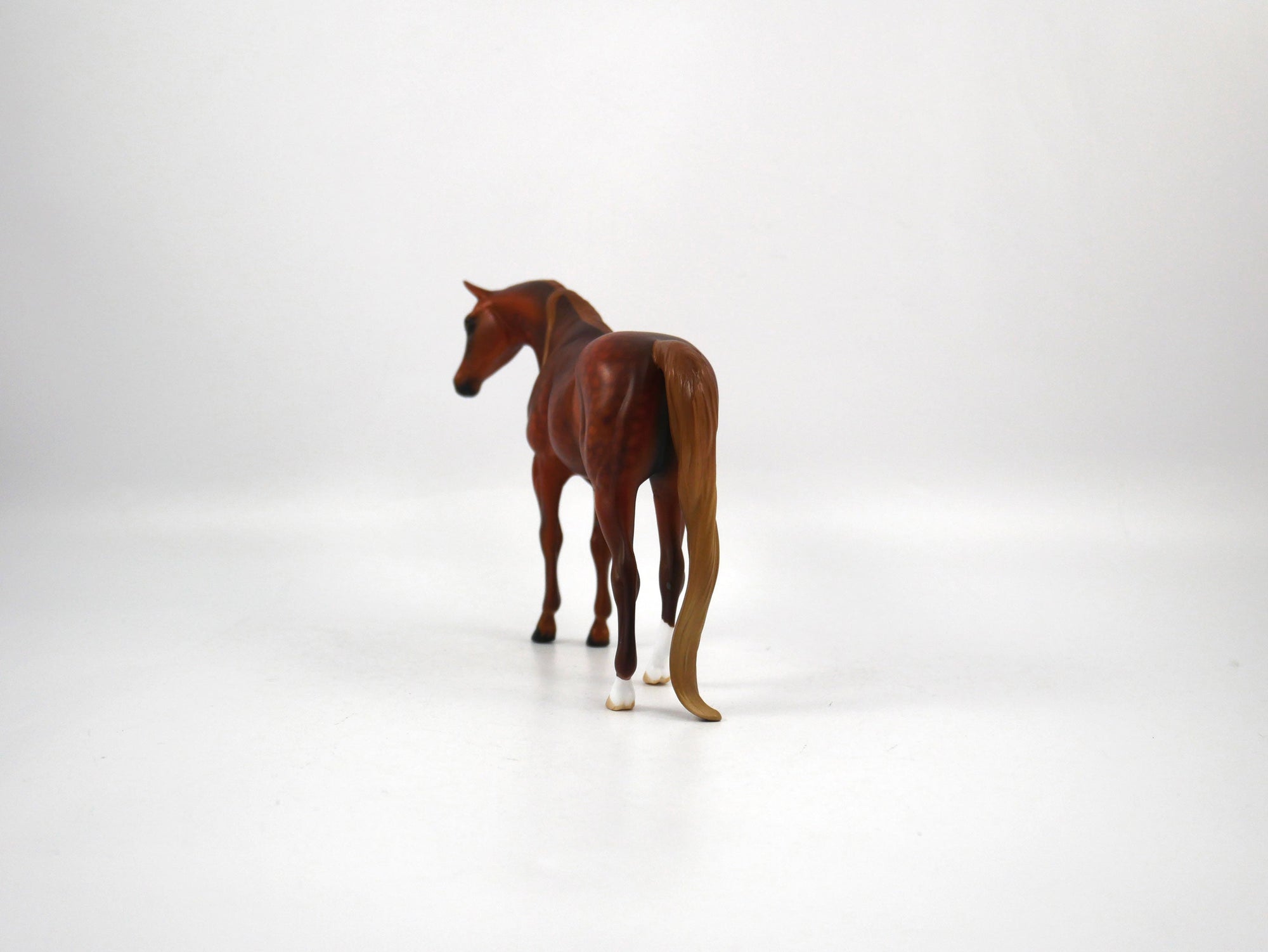 POM POM-OOAK Dapple Chestnut Arabian Pebbles  SB21