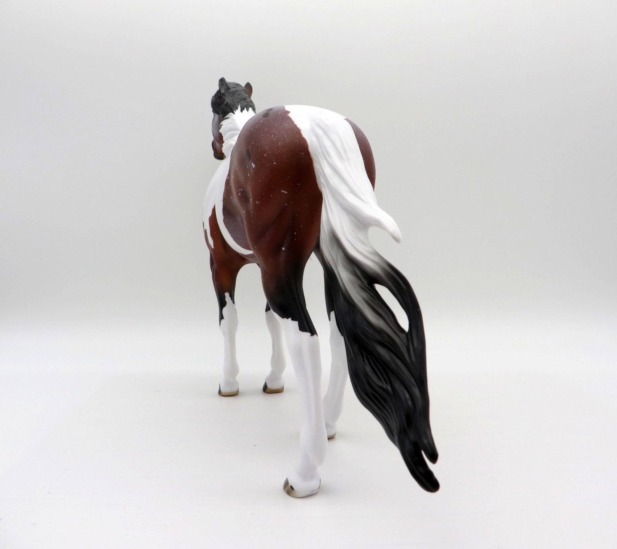 Pop-OOAK Bay Roan Pinto Mustang Painted by Audrey Dixon EQ 2021
