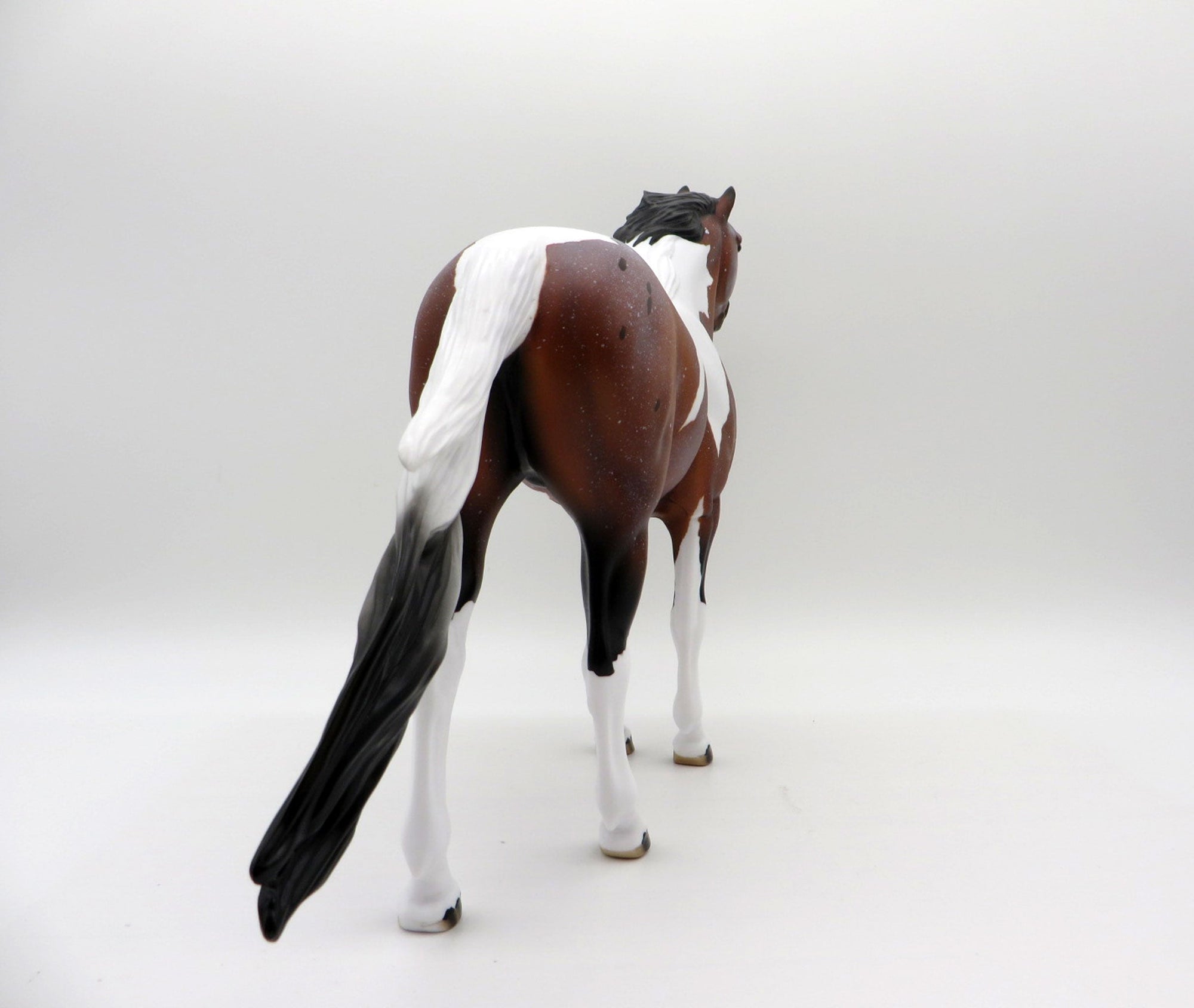 Pop-OOAK Bay Roan Pinto Mustang Painted by Audrey Dixon EQ 2021