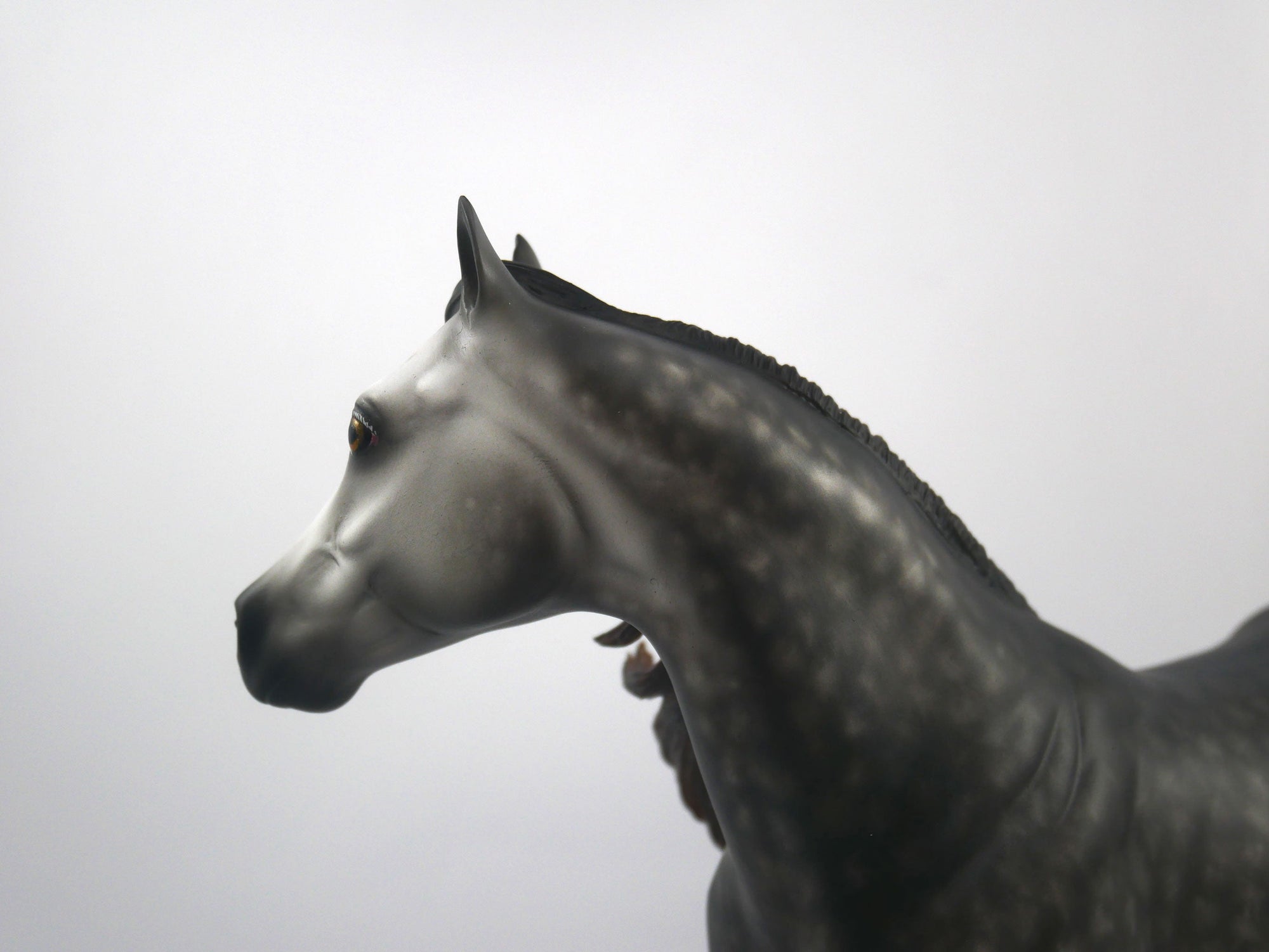 Potsie-OOAK Dapple Grey ISH  Painted by Sheryl Leisure 1/20