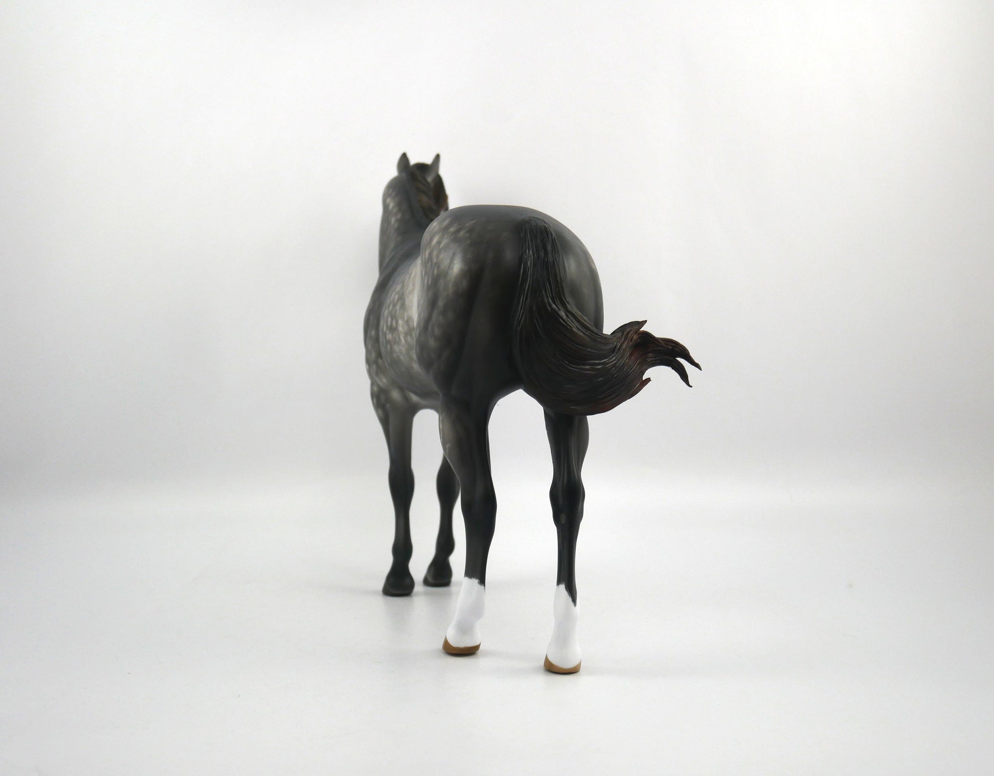 Potsie-OOAK Dapple Grey ISH  Painted by Sheryl Leisure 1/20