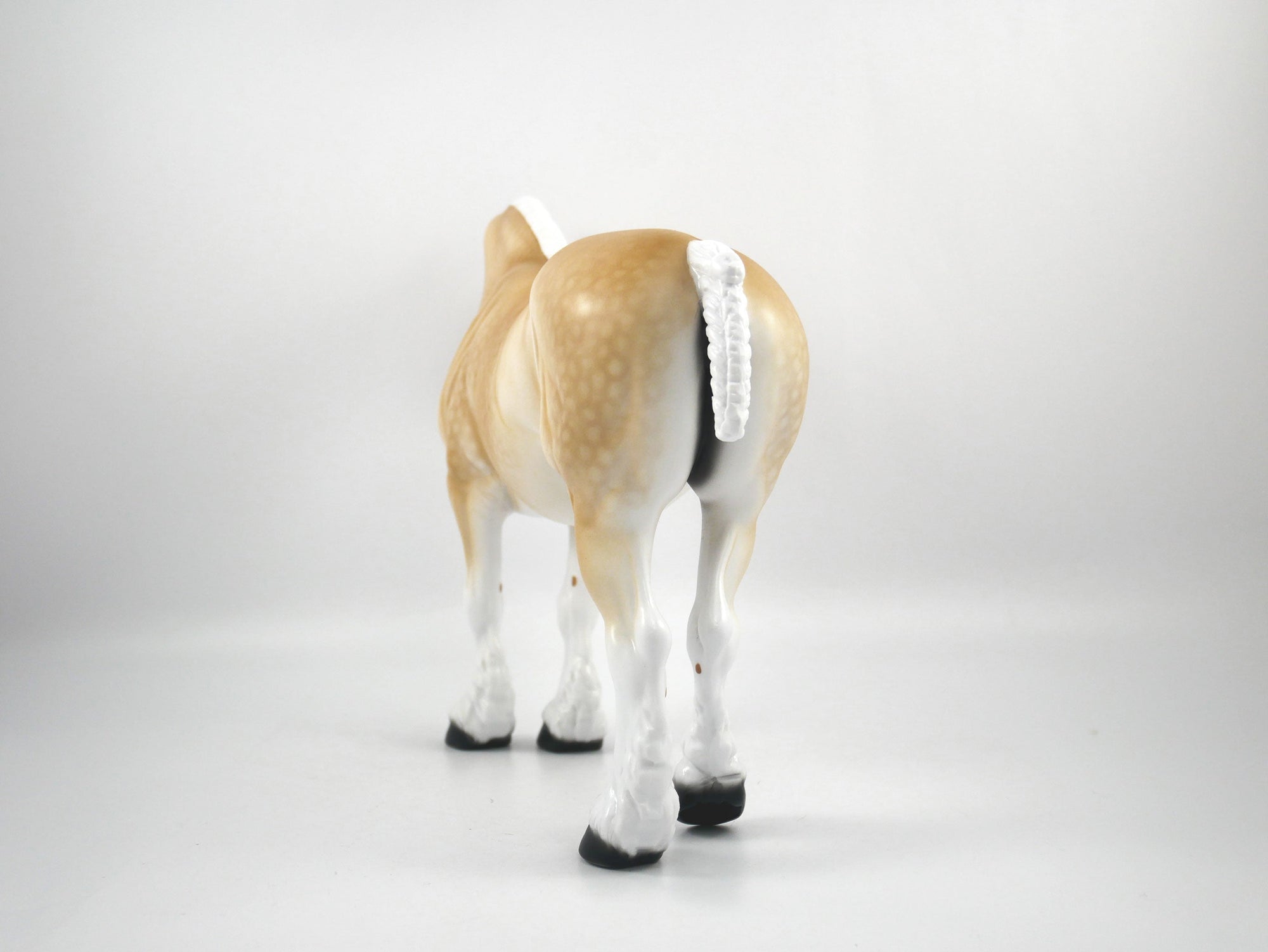 Powder Puff-OOAK Heavy Draft Mare Painted by Audrey Dixon SB21