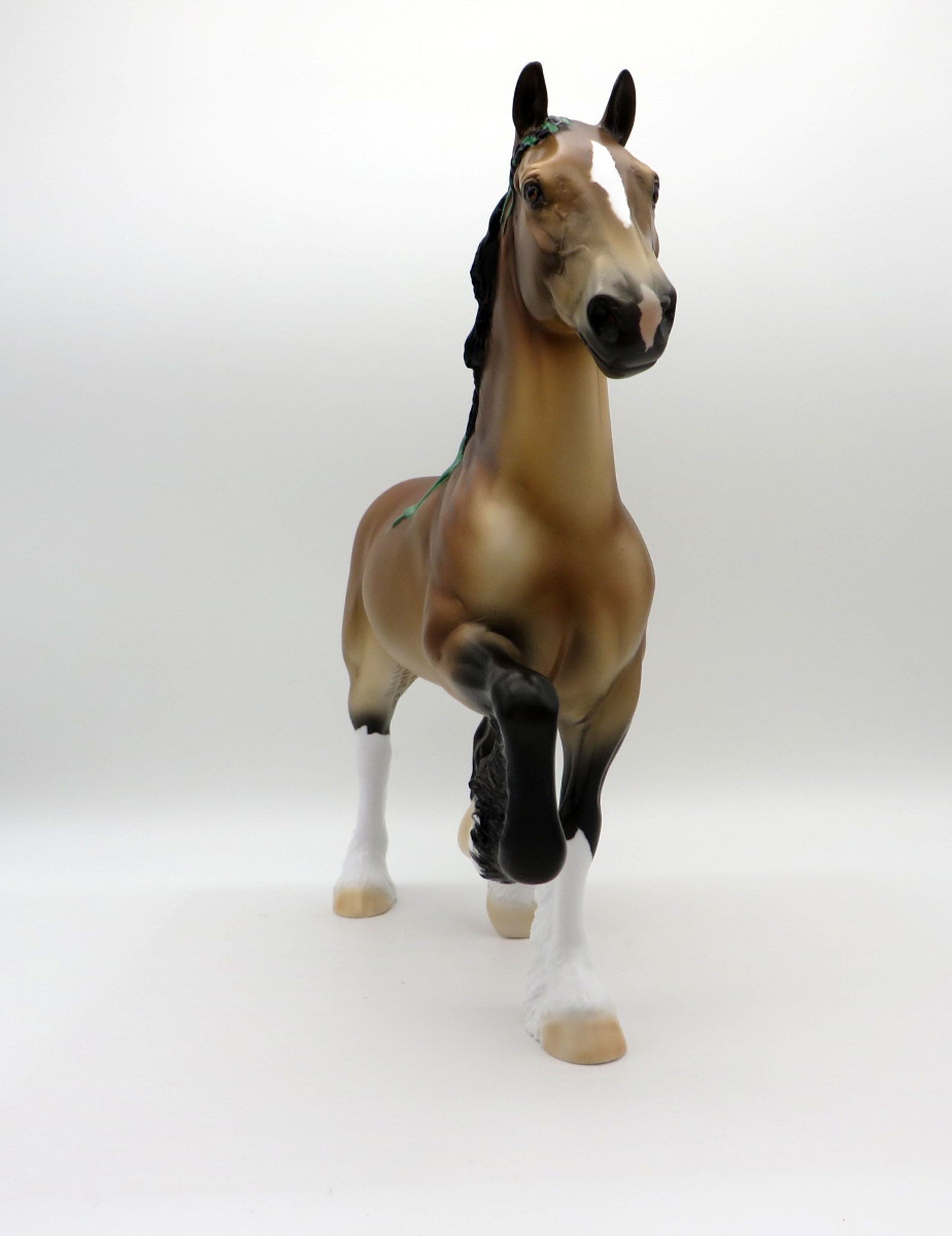 Professor-OOAK Bay Trotting Drafter Painted By Ellen Robbins EQ 21
