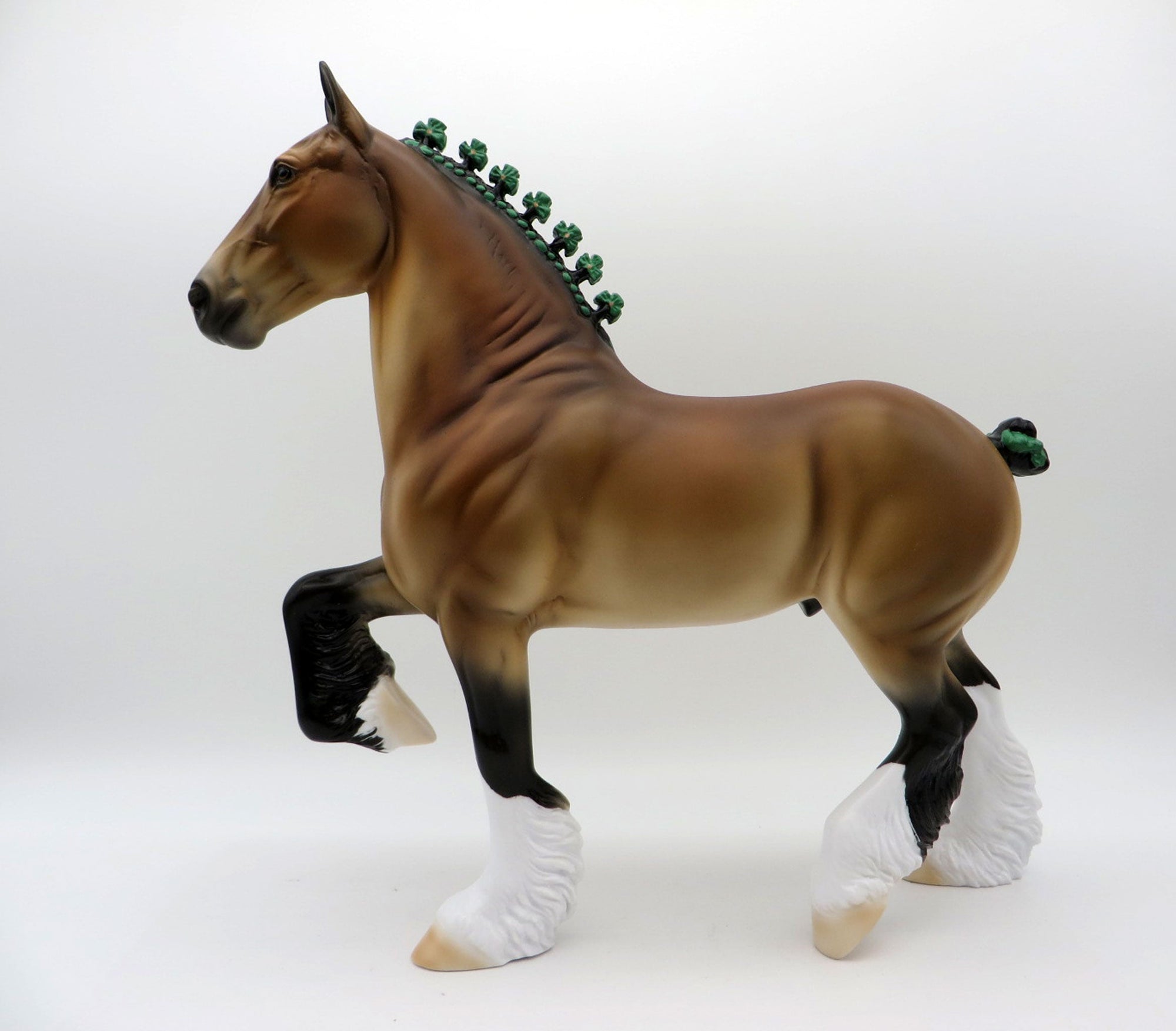 Professor-OOAK Bay Trotting Drafter Painted By Ellen Robbins EQ 21