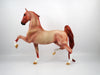 Pumpkin-OOAK Red Roan Saddlebred  Model Horse 1/20/21