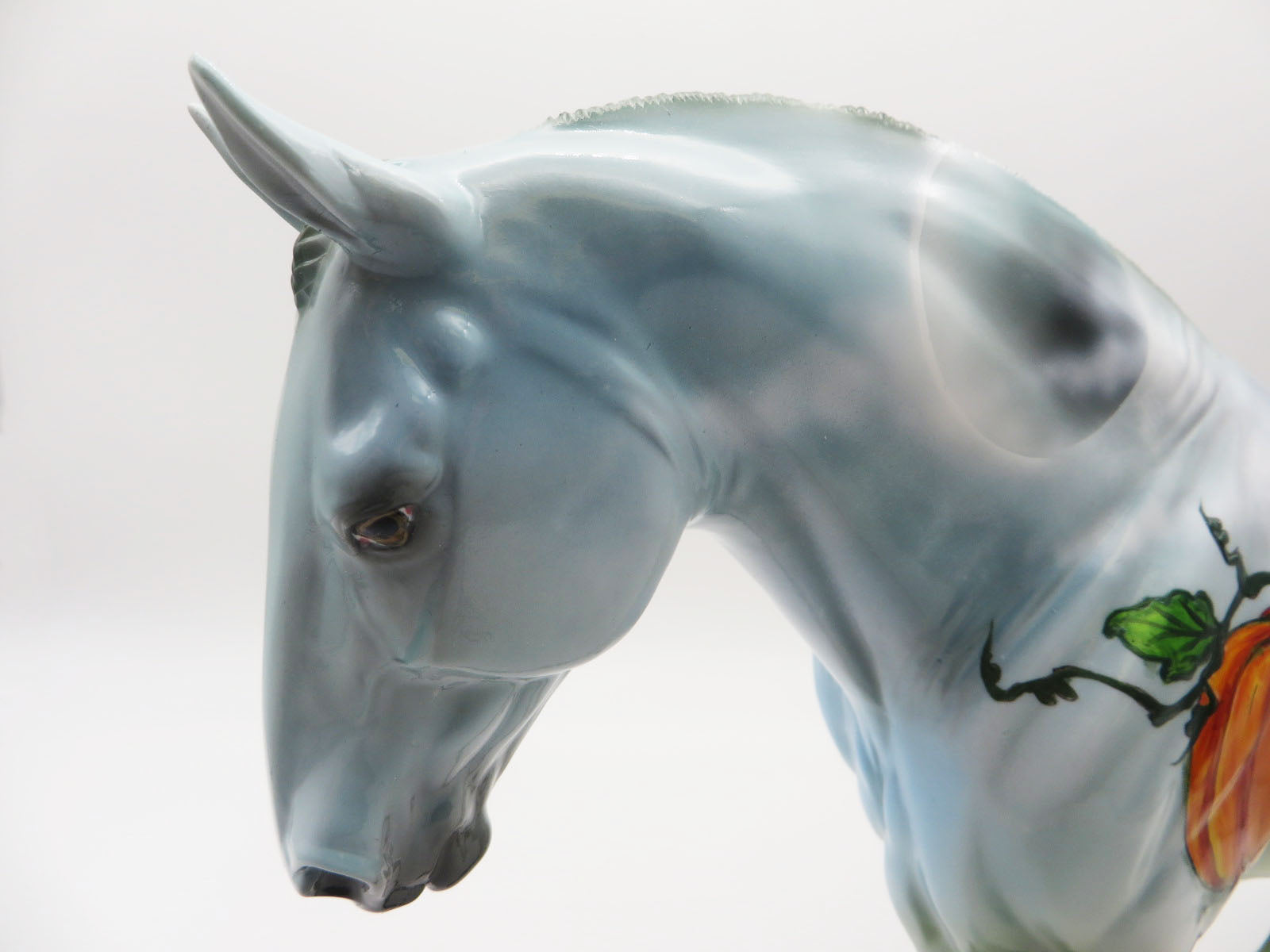 PUMPKIN PATCH - OOAK -  HALLOWEEN/FALL DECORATOR - IRISH DRAFTER PAINTED BY DAWN QUICK - BEST OFFERS 10/14/22