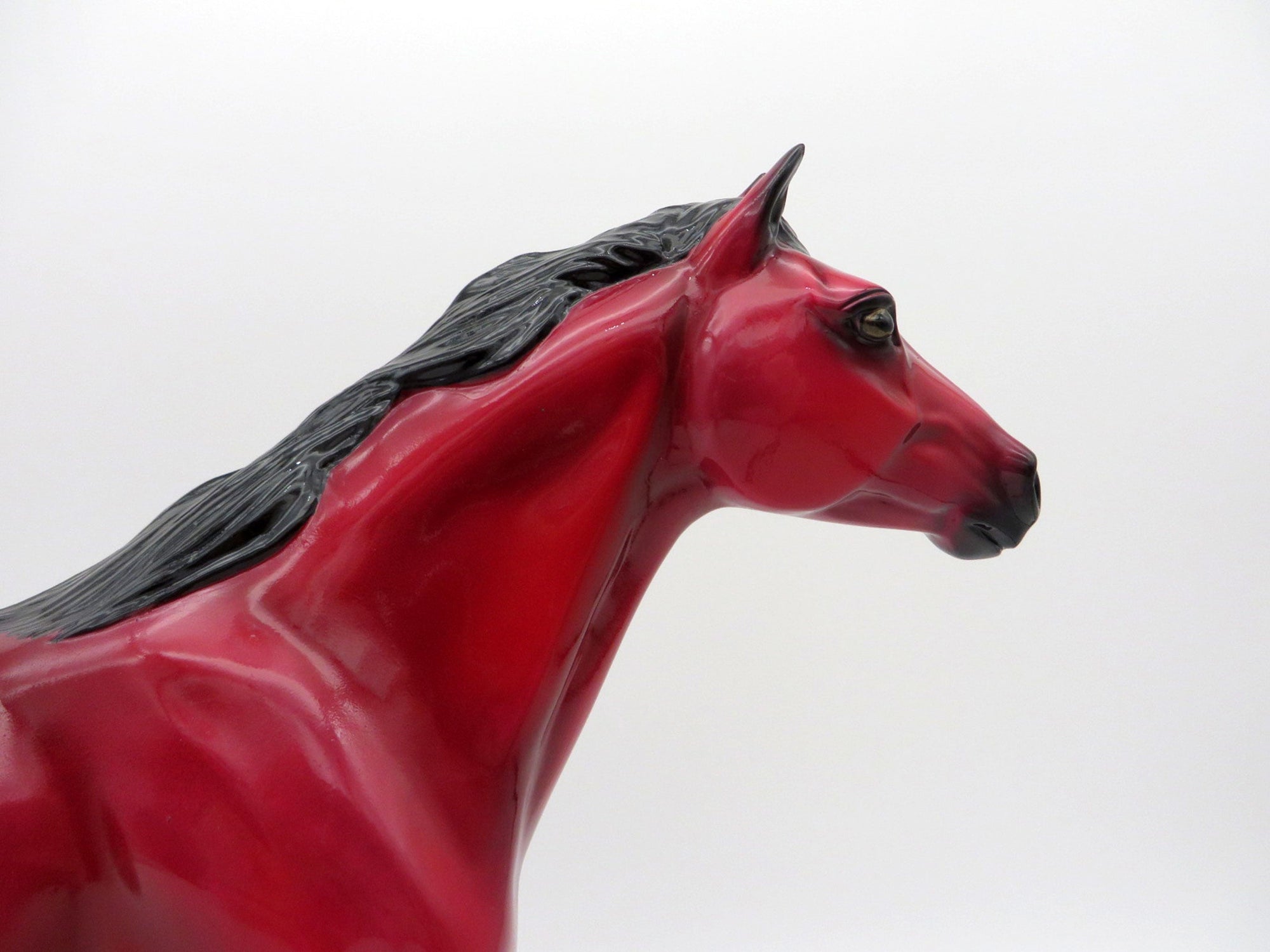 GIVEAWAY Pupa-OOAK Precious Stone Ruby Mustang  Painted By Ellen Robbins EQ 2021