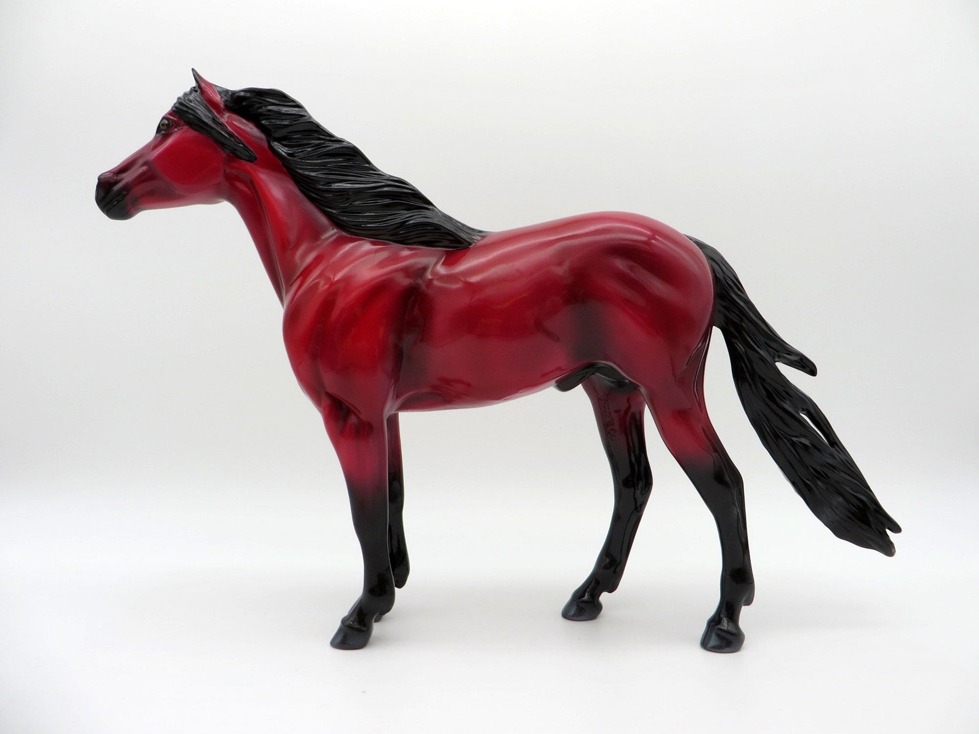 GIVEAWAY Pupa-OOAK Precious Stone Ruby Mustang  Painted By Ellen Robbins EQ 2021