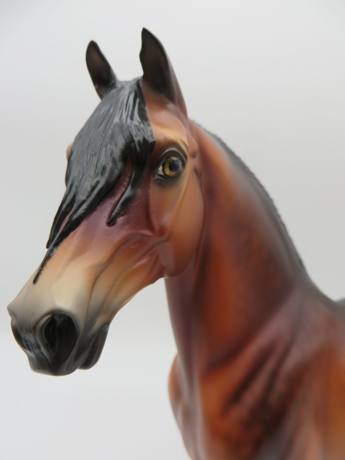 Pyre - OOAK - BEST OFFER -Dappled Sooty Bay Morgan - Painted By Ellen Robbins - MM22