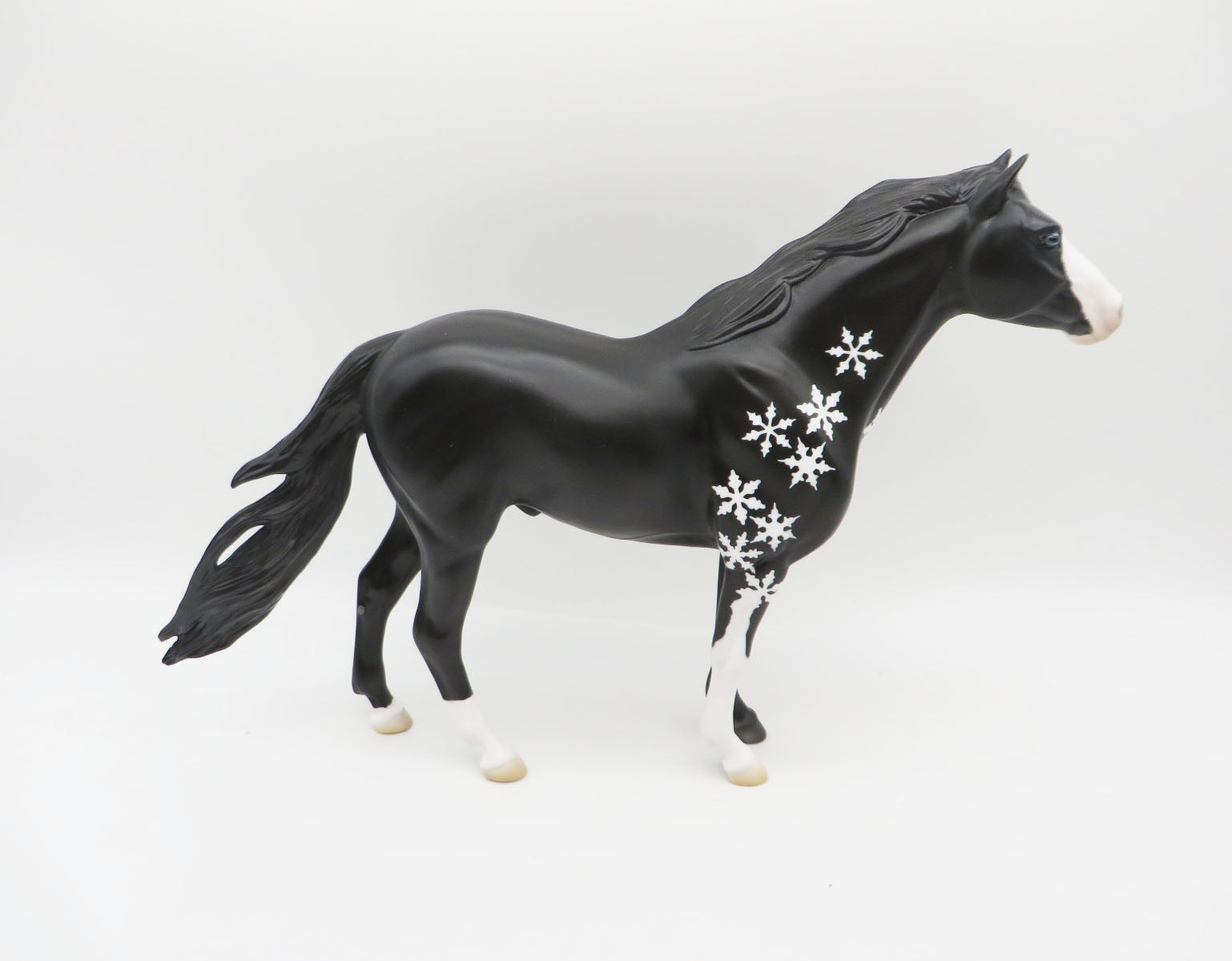 Quiet Night Snowfall - OOAK - Decorator Spanish Mustang - by Angela Marleau - CT22