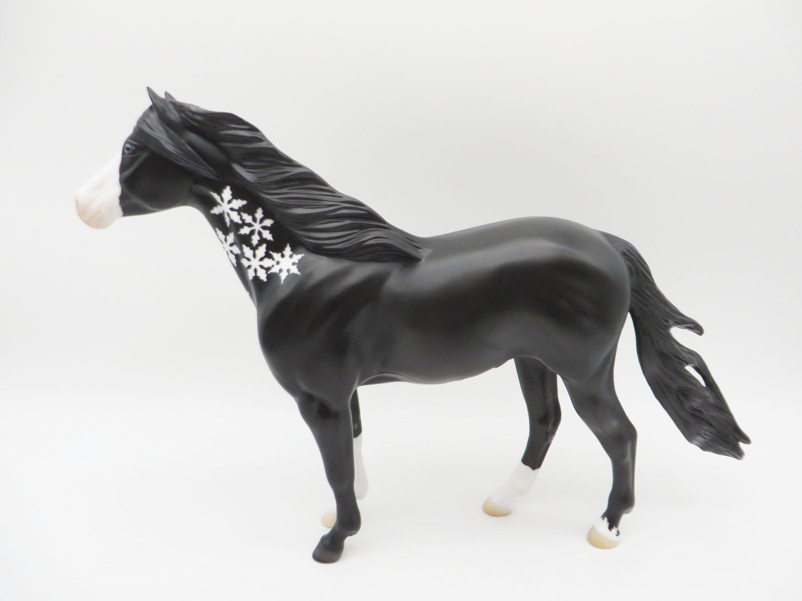 Quiet Night Snowfall - OOAK - Decorator Spanish Mustang - by Angela Marleau - CT22