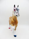 REMINISCENCE - OOAK Sugar Skull Trotting Drafter Horse By Dawn Quick LHS 22