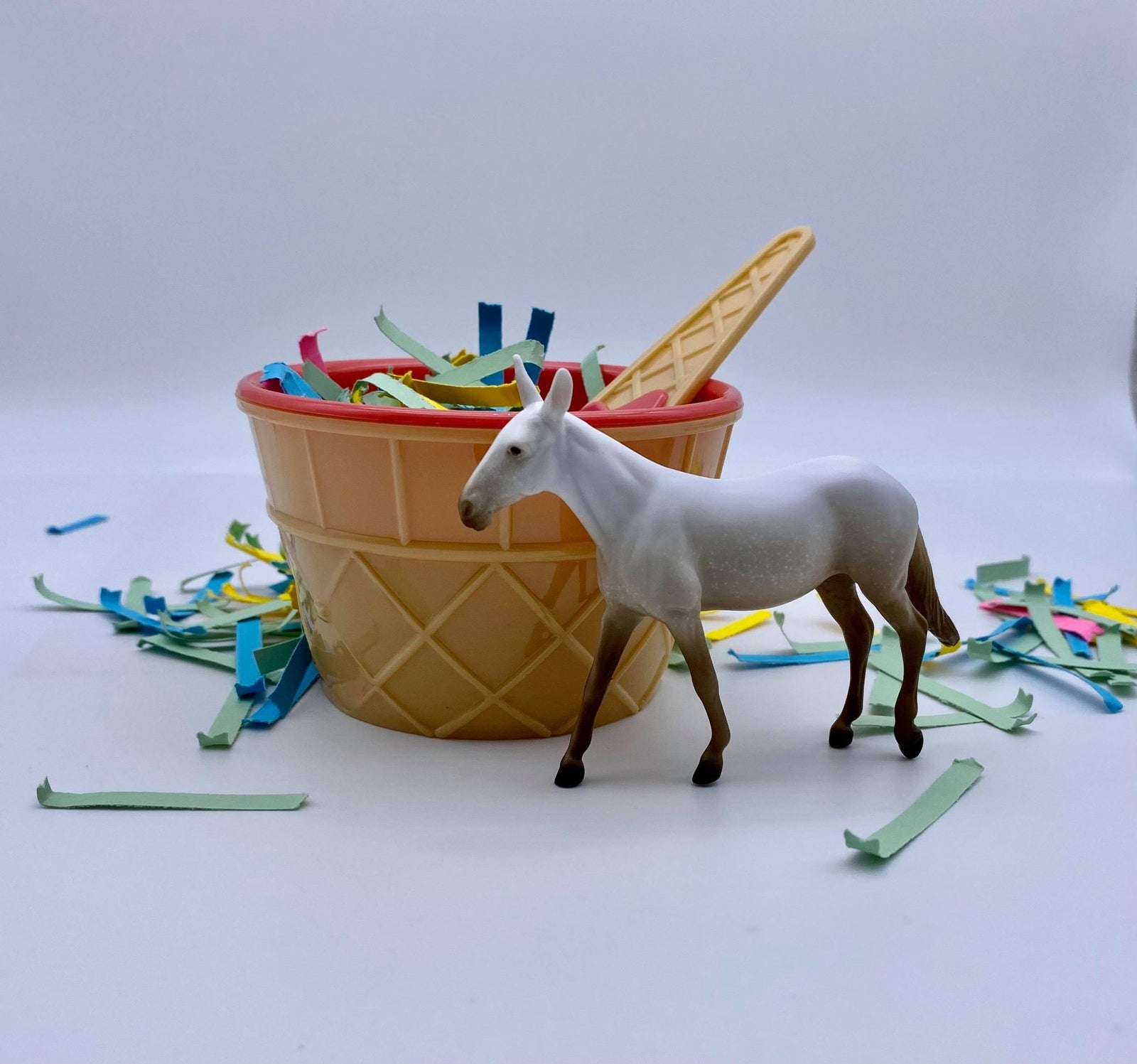 Root Beer Float Mule Chip Painted By Ellen Robbins  NICM-7/23/21